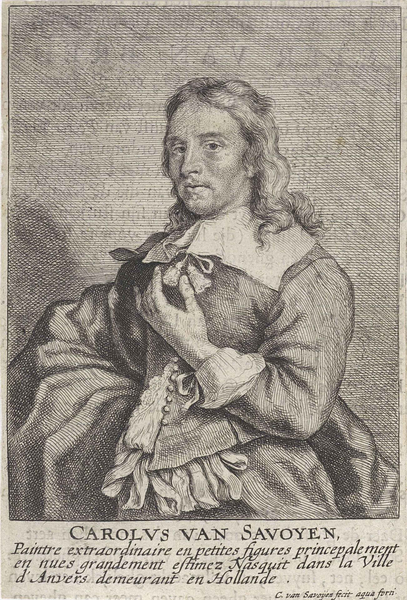 Zelfportret by Carel van Savoyen