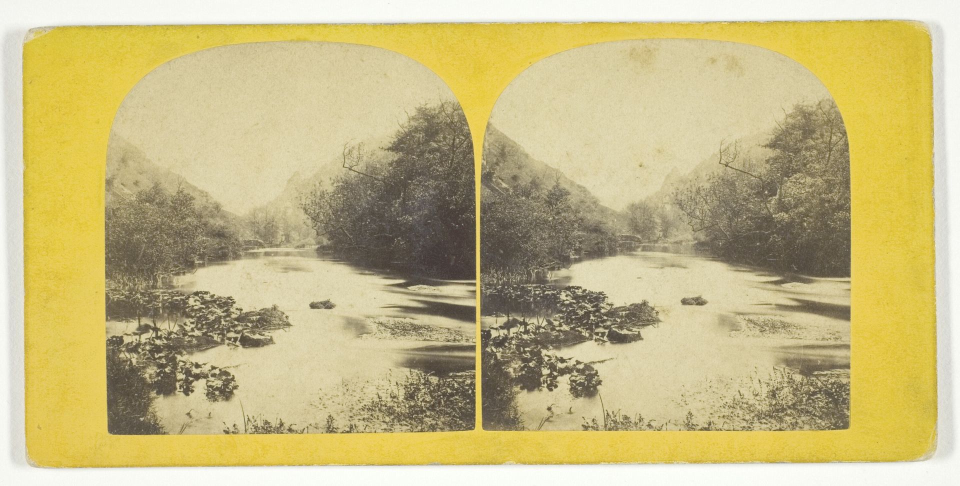 The Rock called "Dovedale Church," In the distance by W. Woodward