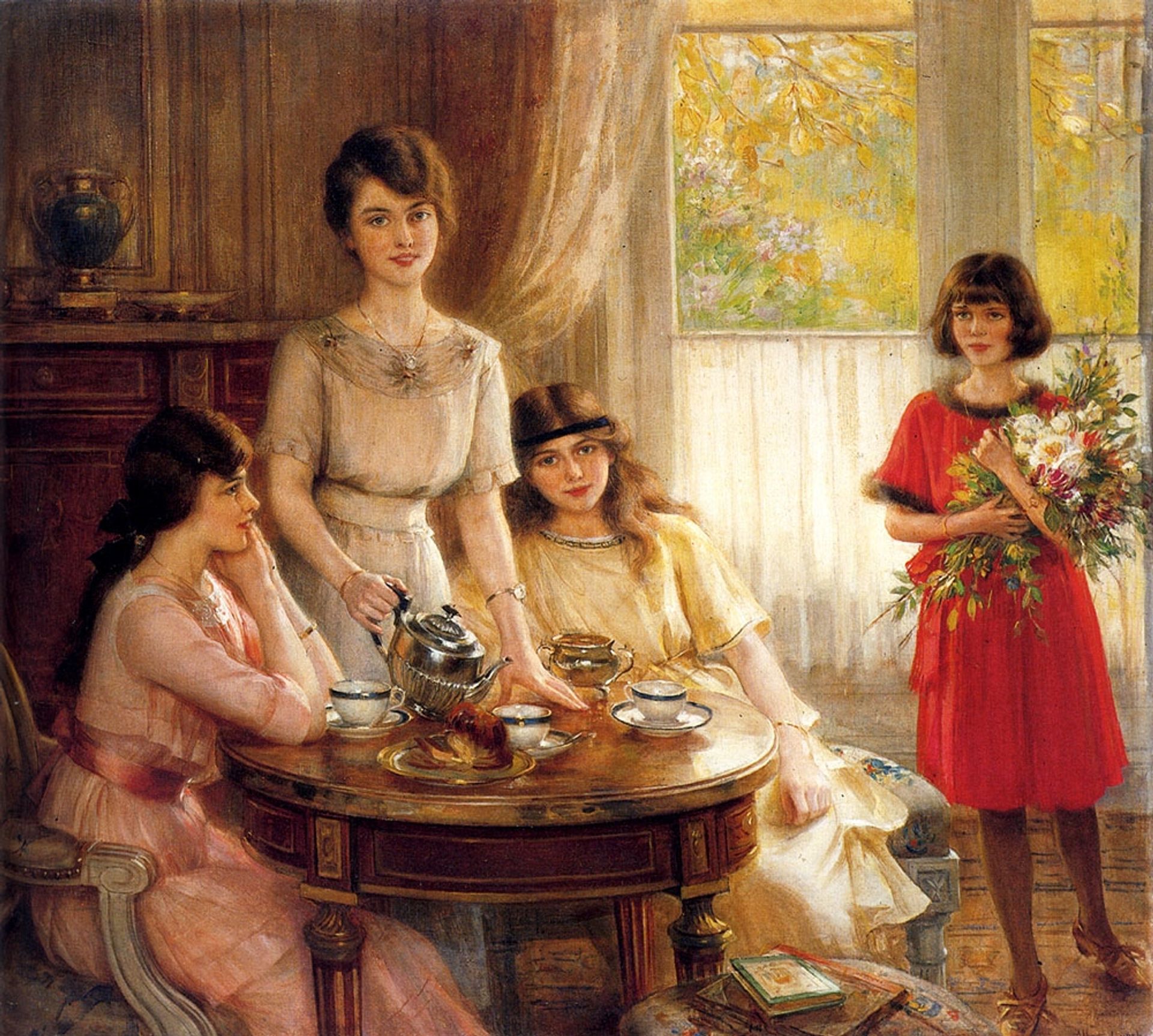 Tea Time by Albert Lynch