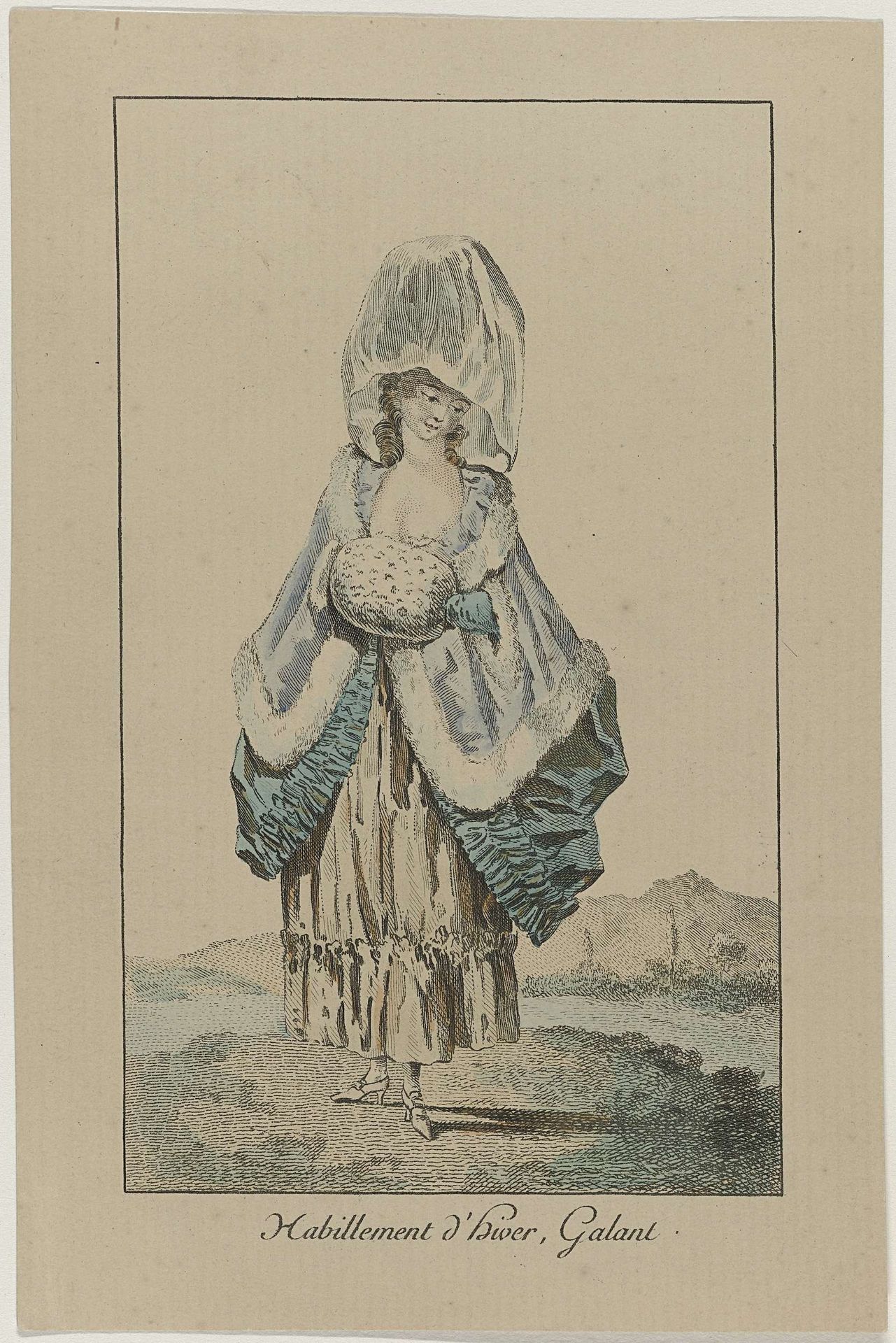 Habillement d'hiver, Galant by Anonymous