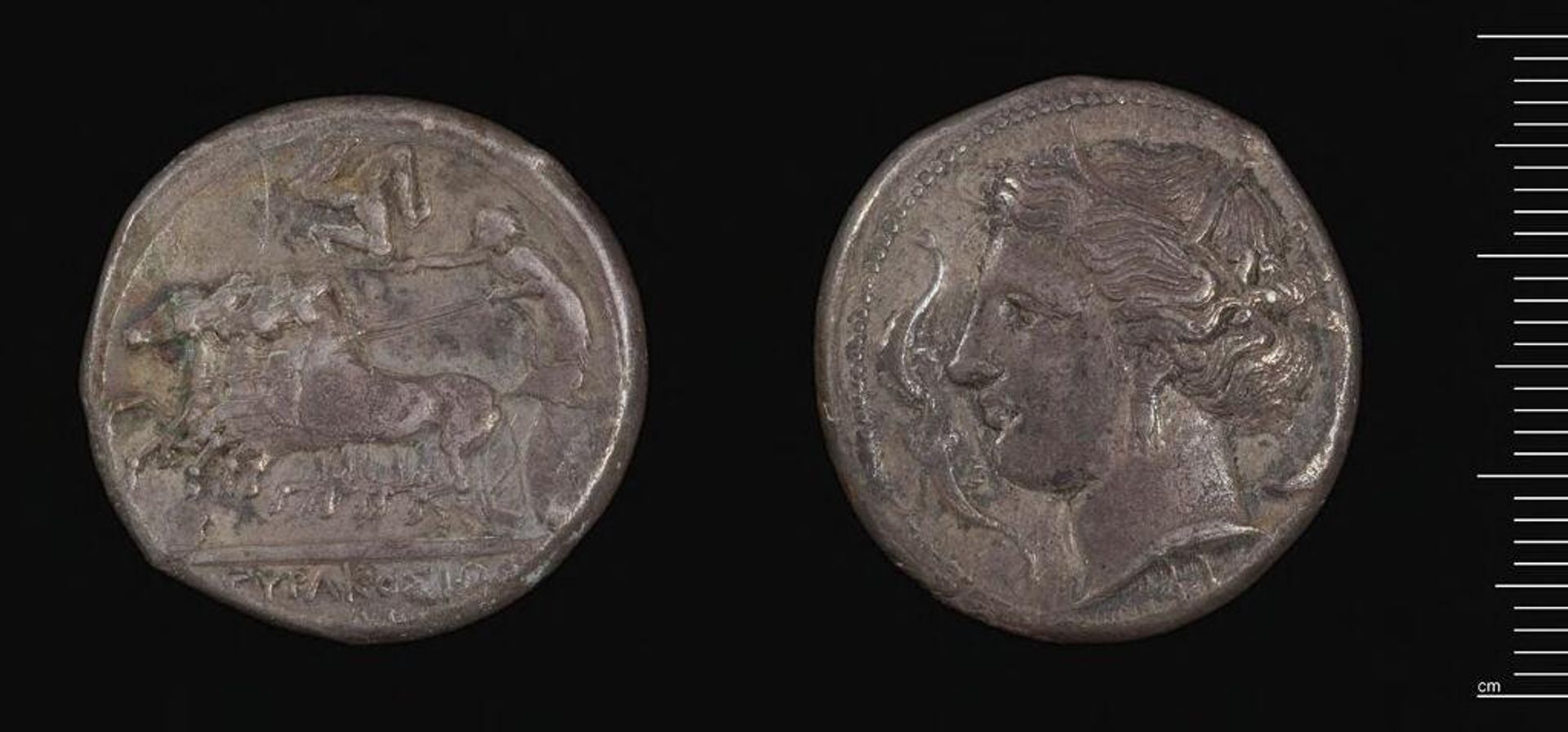 Tetradrachm of Agathokles,Tyrant of Syracuse by Agathokles of Syracuse