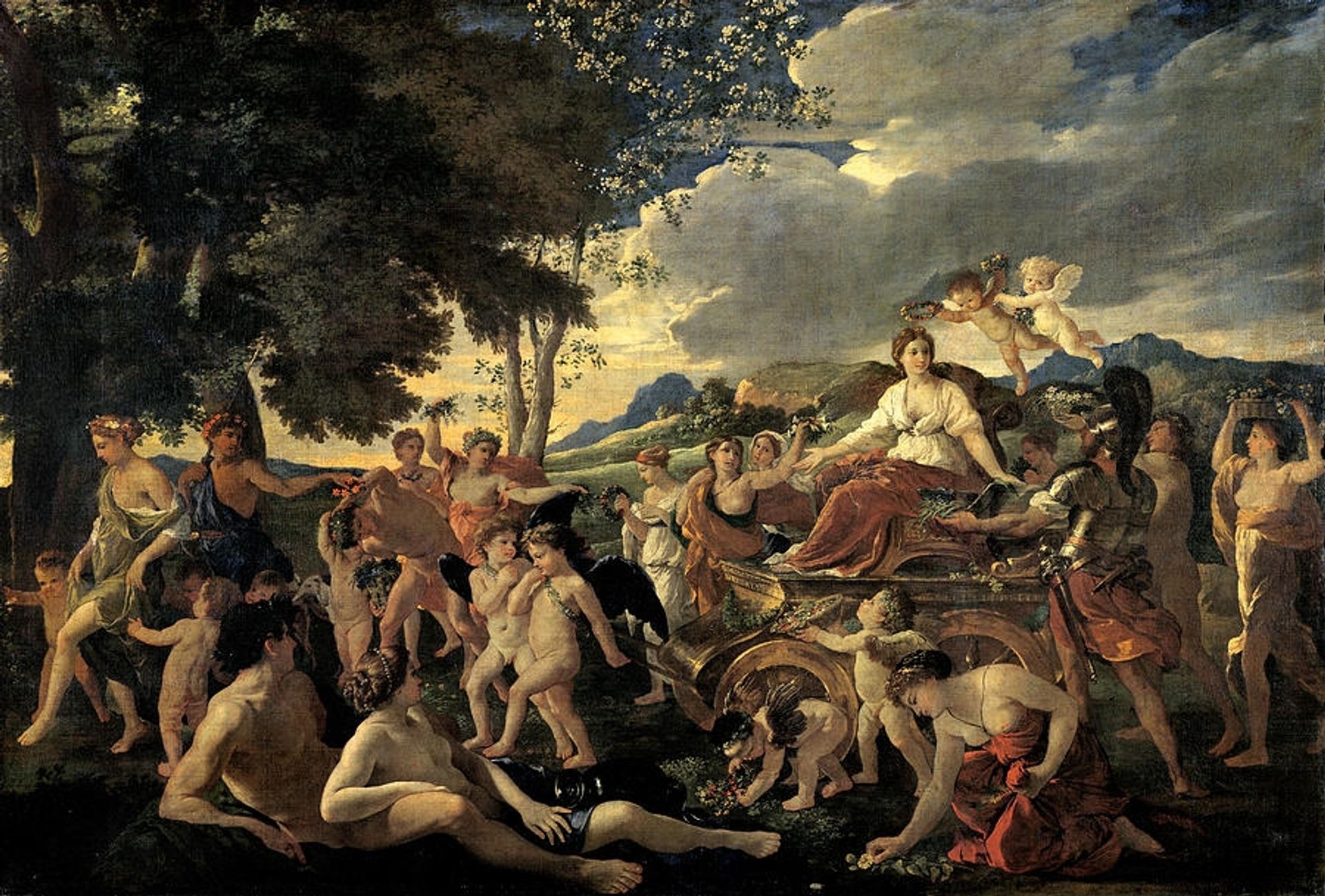 The Triumph of Flora by Nicolas Poussin