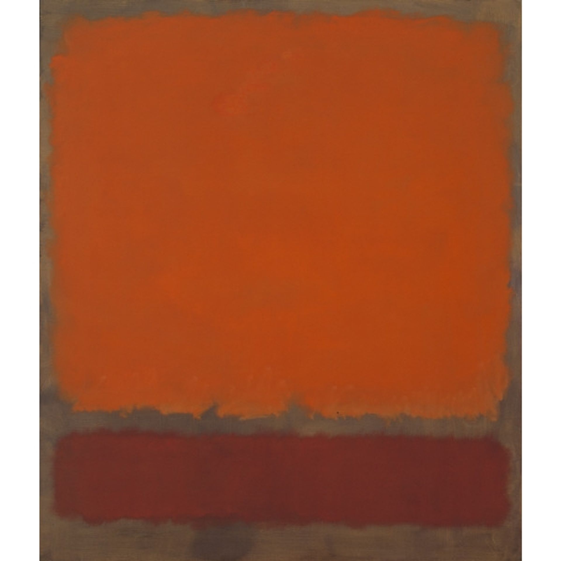 Ochre and Red on Red by Mark Rothko