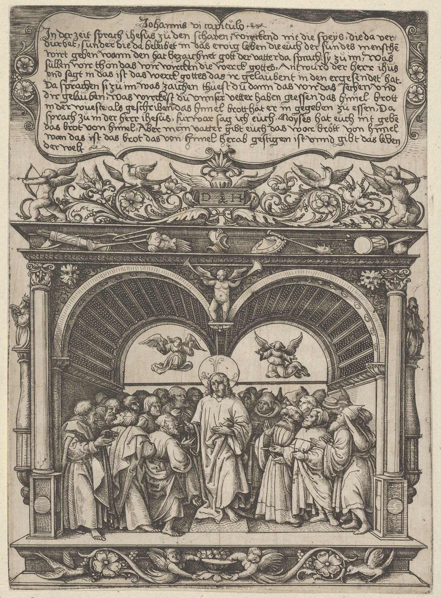Christ Sermonizing on the Bread from Heaven by Daniel Hopfer