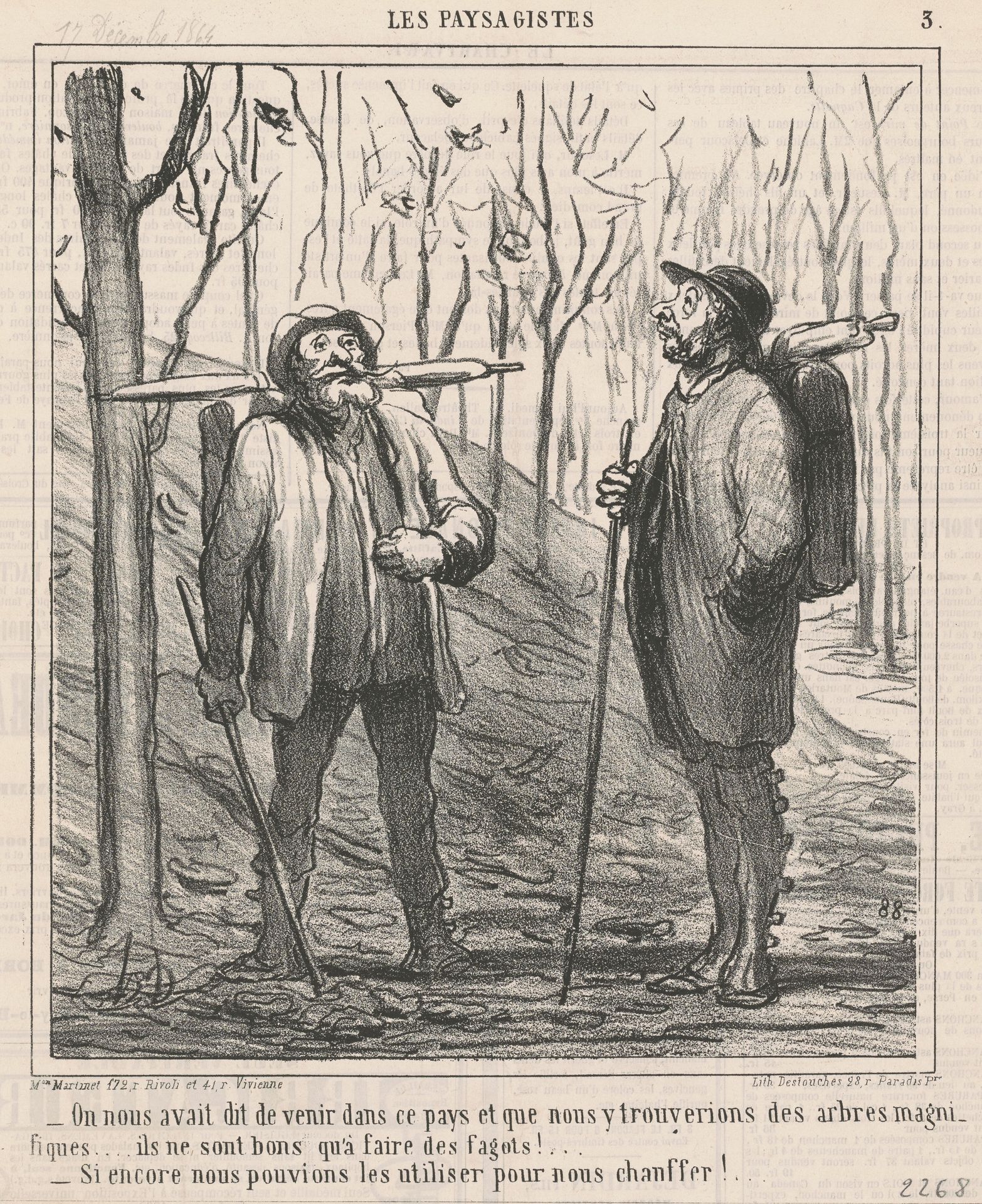 On nous avait dit de venir dans ce pays ... by Honoré Daumier