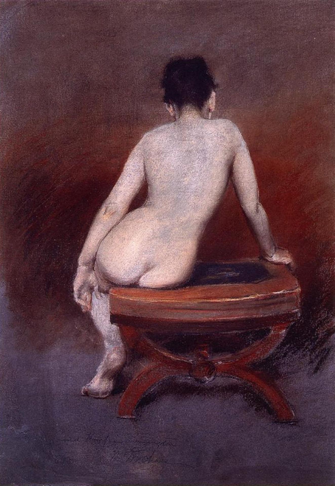 Back of a Nude by William Merritt Chase