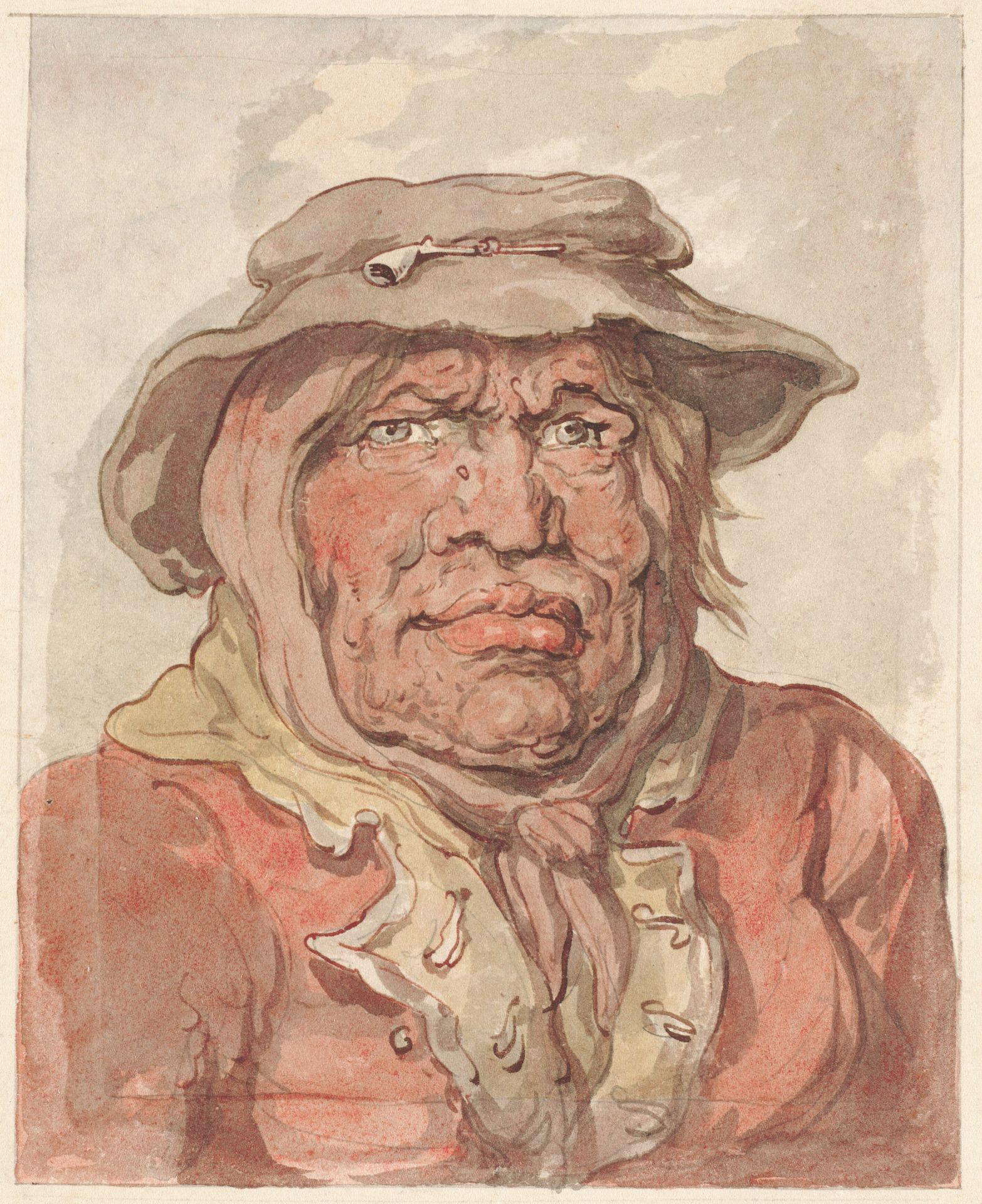 A Soldier's Widow by Thomas Rowlandson