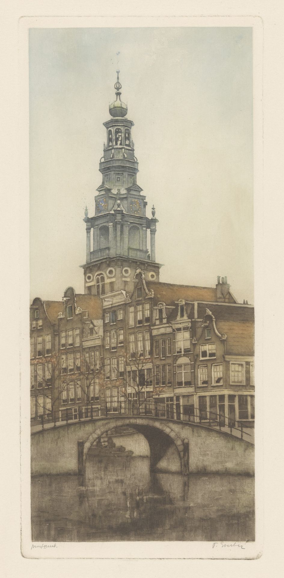 Zuiderkerk in Amsterdam by Frans Everbag