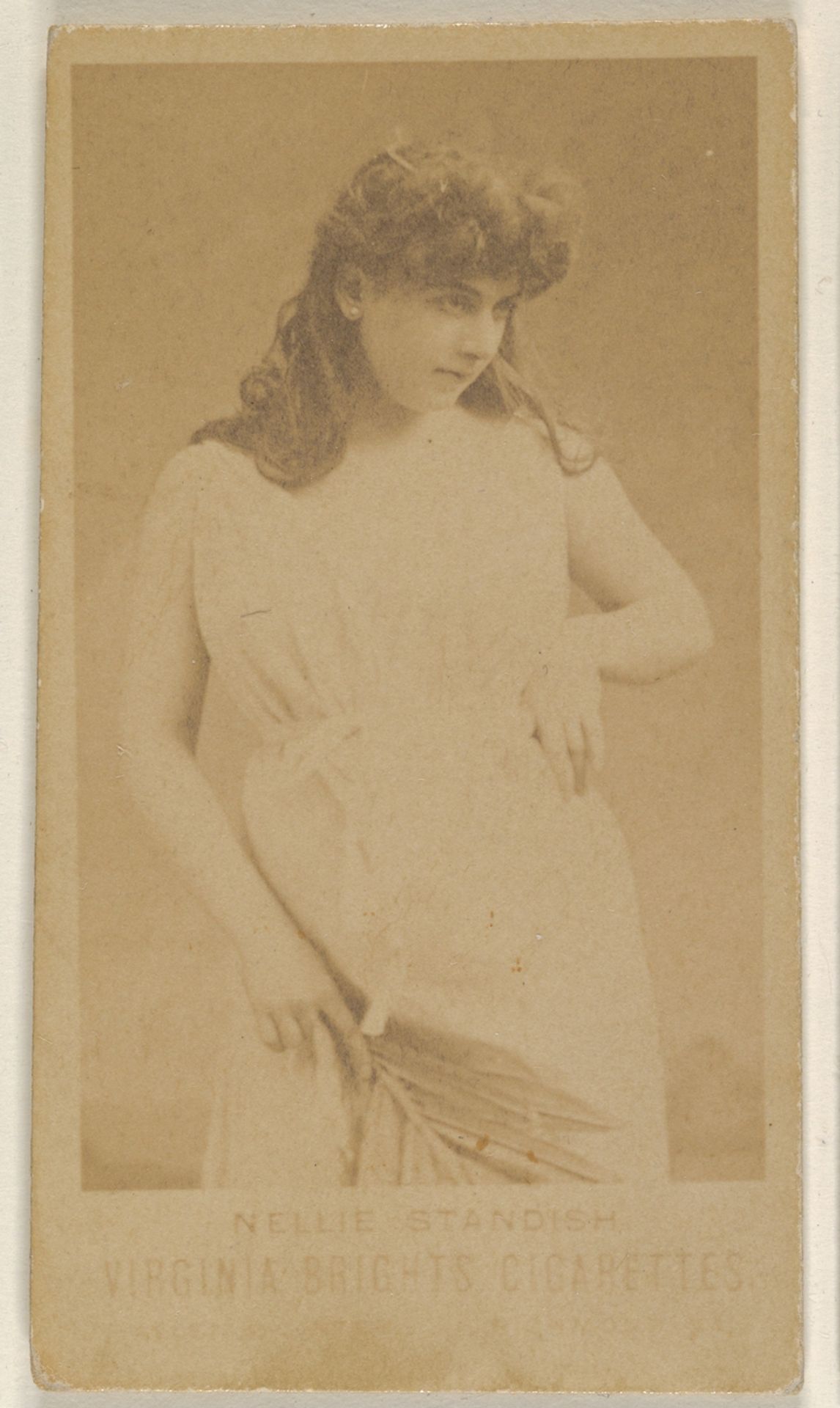 Nellie Standish, from the Actors and Actresses series (N45, Type 1) for Virginia Brights Cigarettes by Allen & Ginter