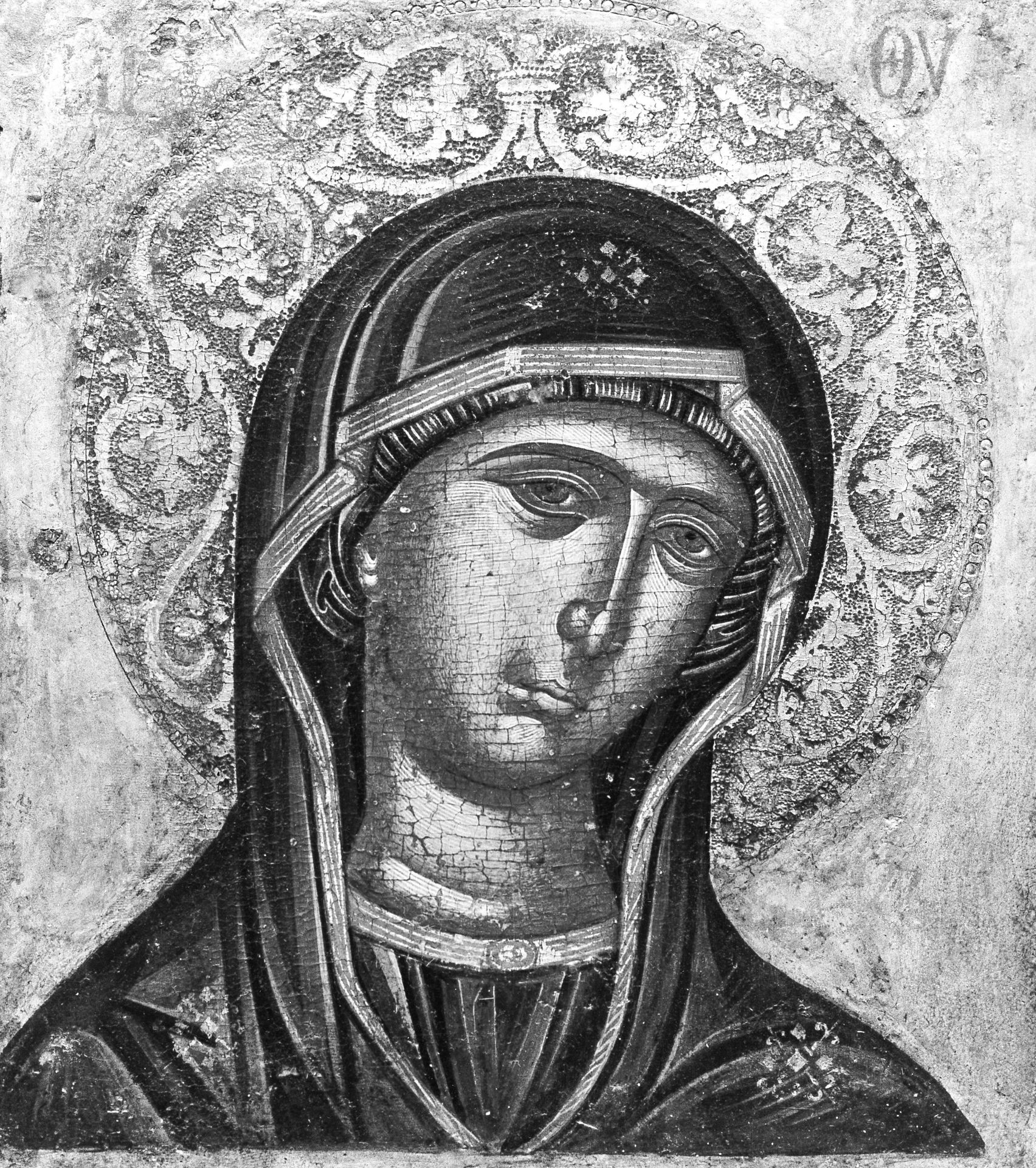 Head of the Virgin by Emmanuel Tzanès