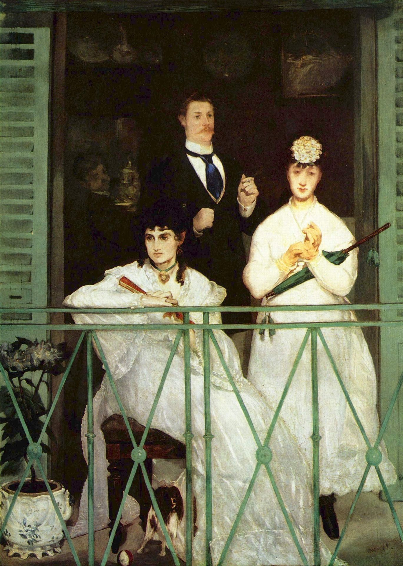 The Balcony by Edouard Manet