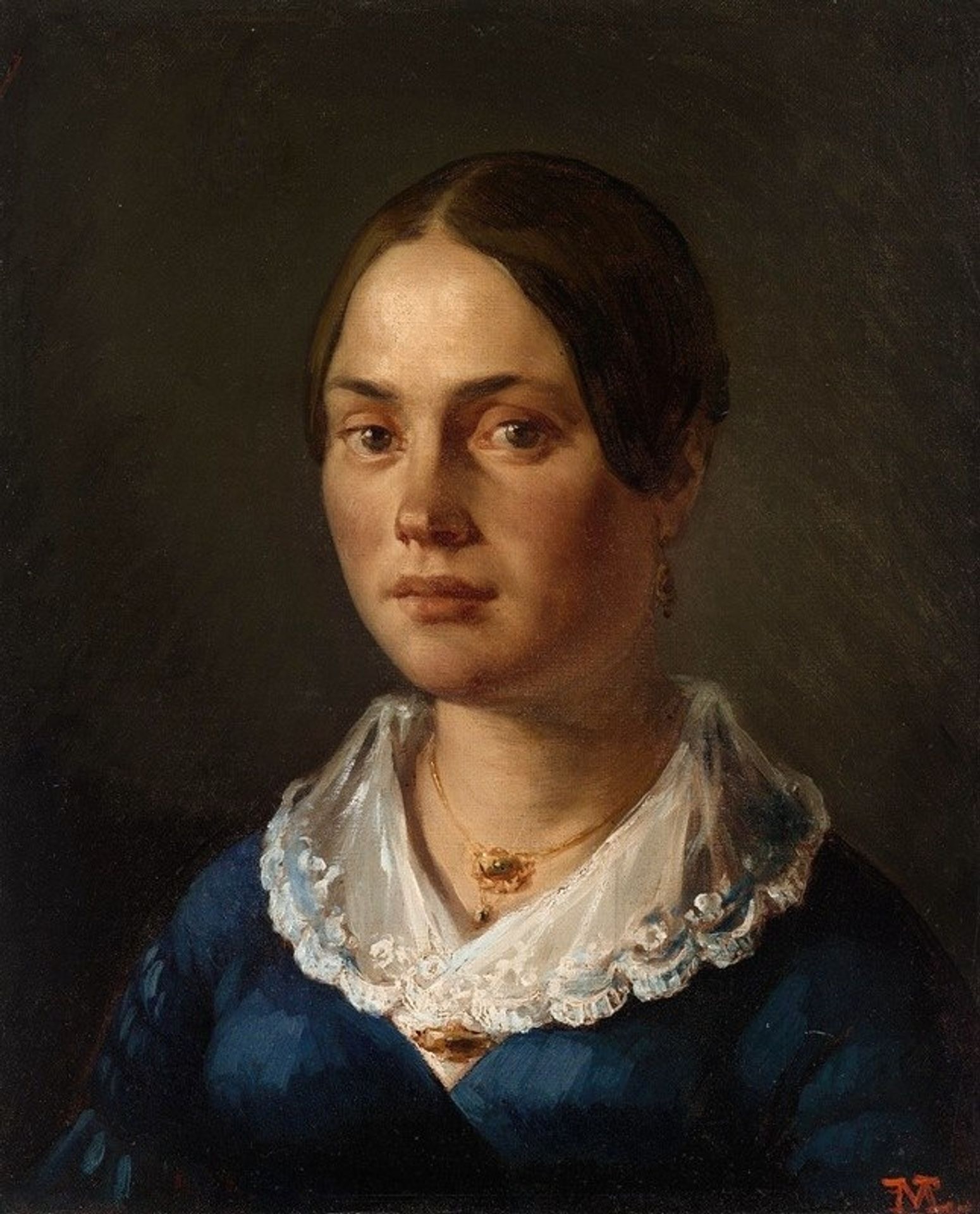 Portrait of Madame Martin by Jean-François Millet
