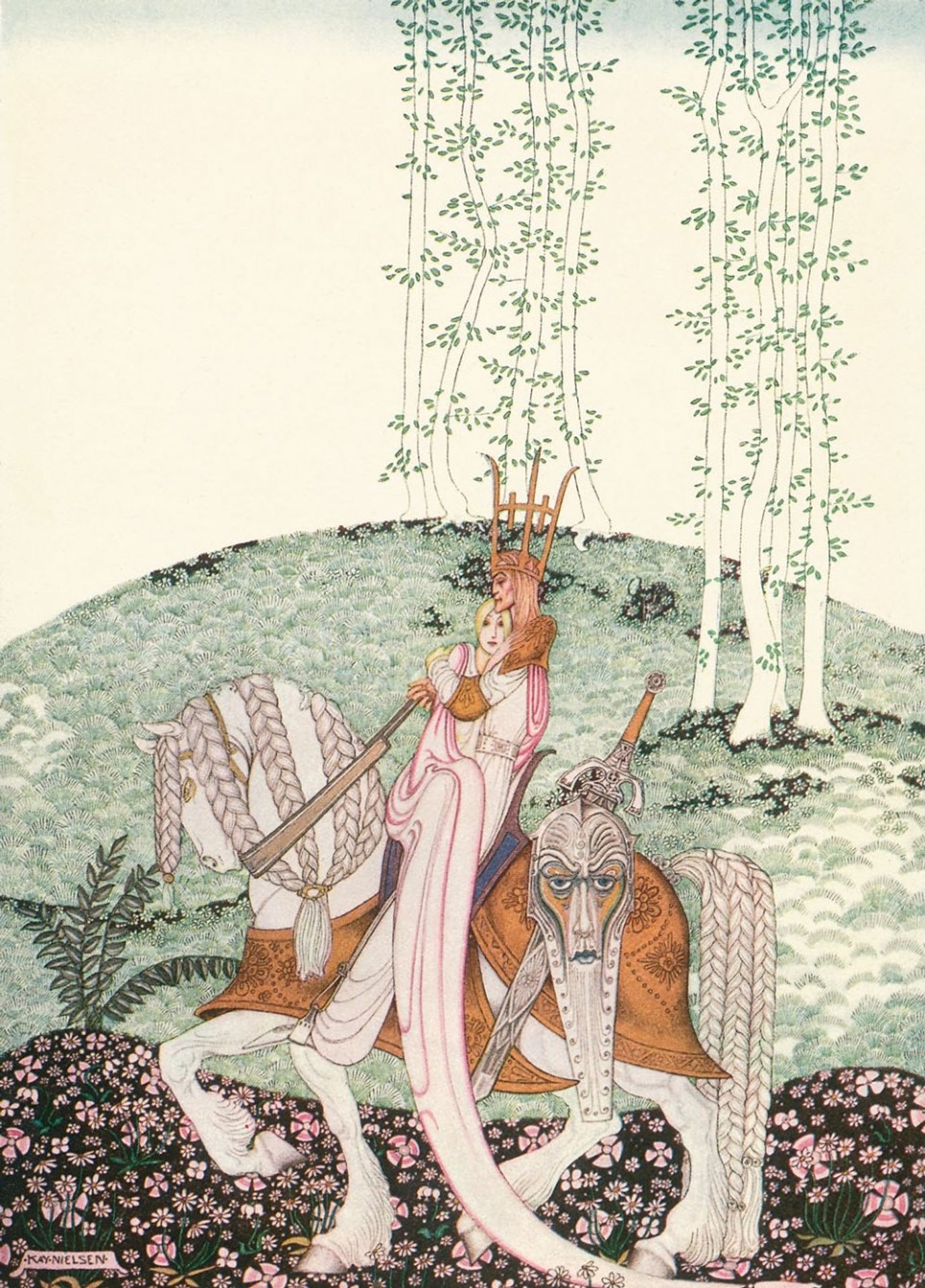 He Too Saw The Image In The Water by Kay Nielsen