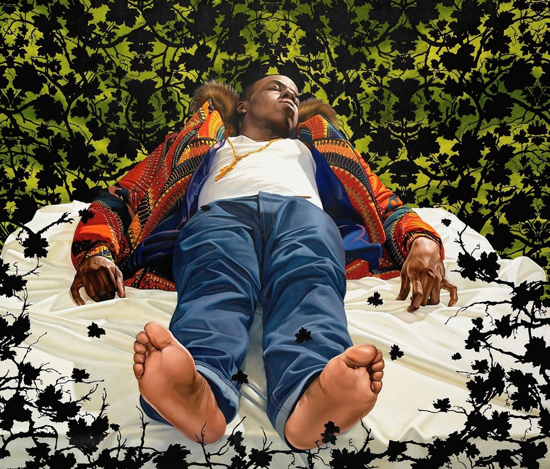 The Lamentation Over The Dead Christ by Kehinde Wiley