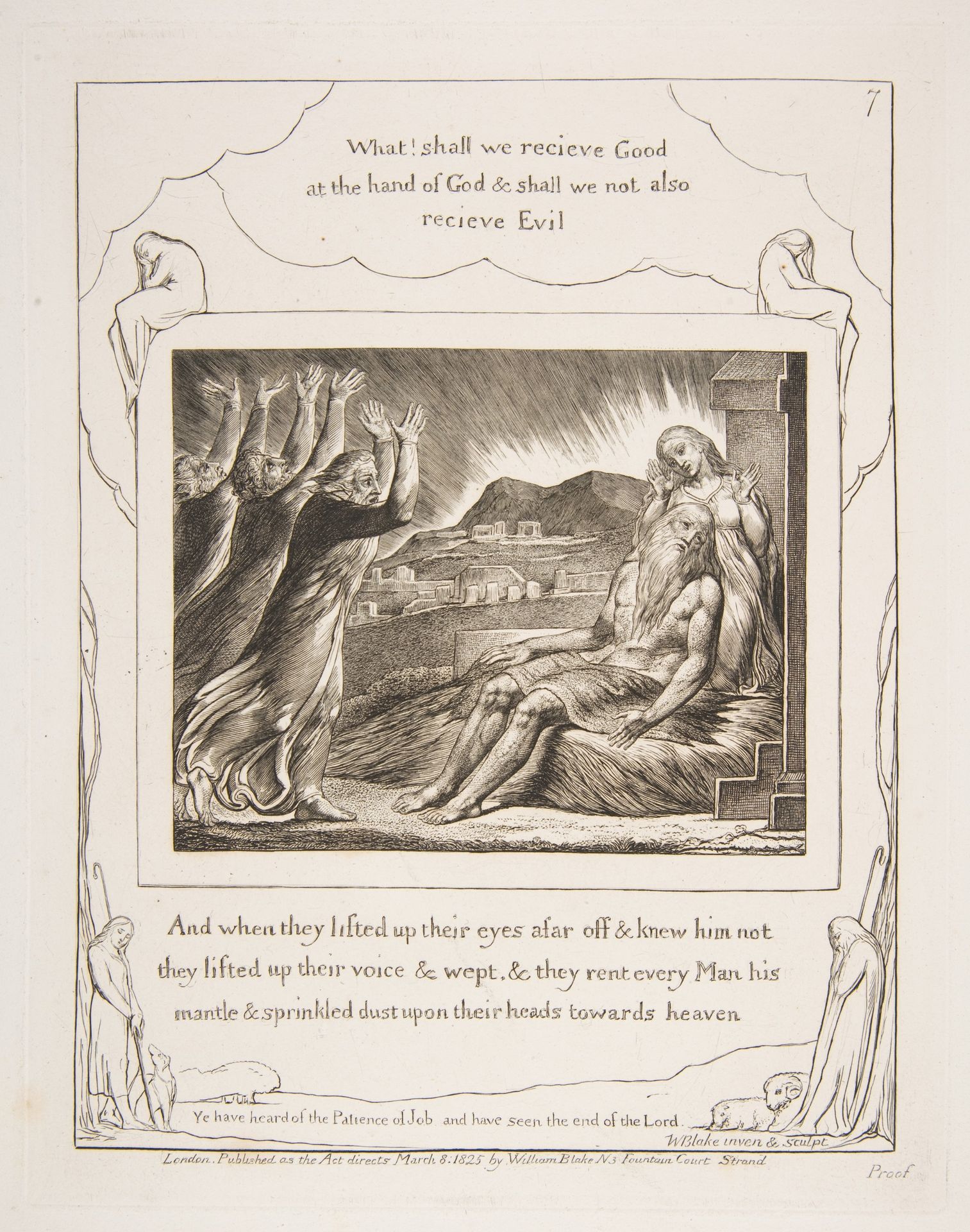 Job's Comforters by William Blake
