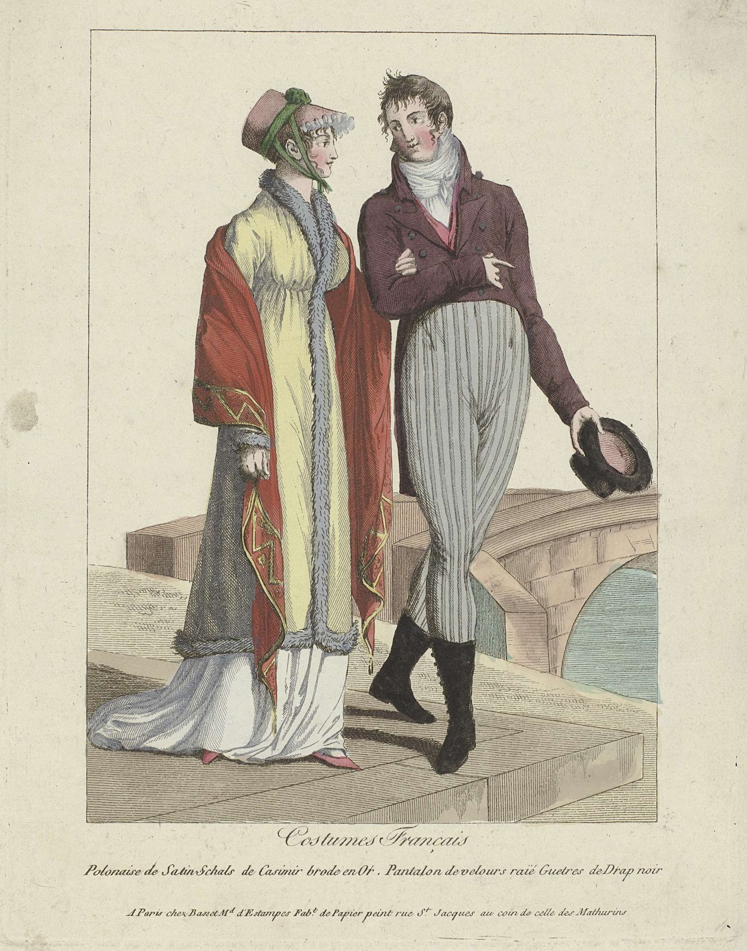 Costumes Français, 1799 : Polonaise de Satin (...) by Anonymous