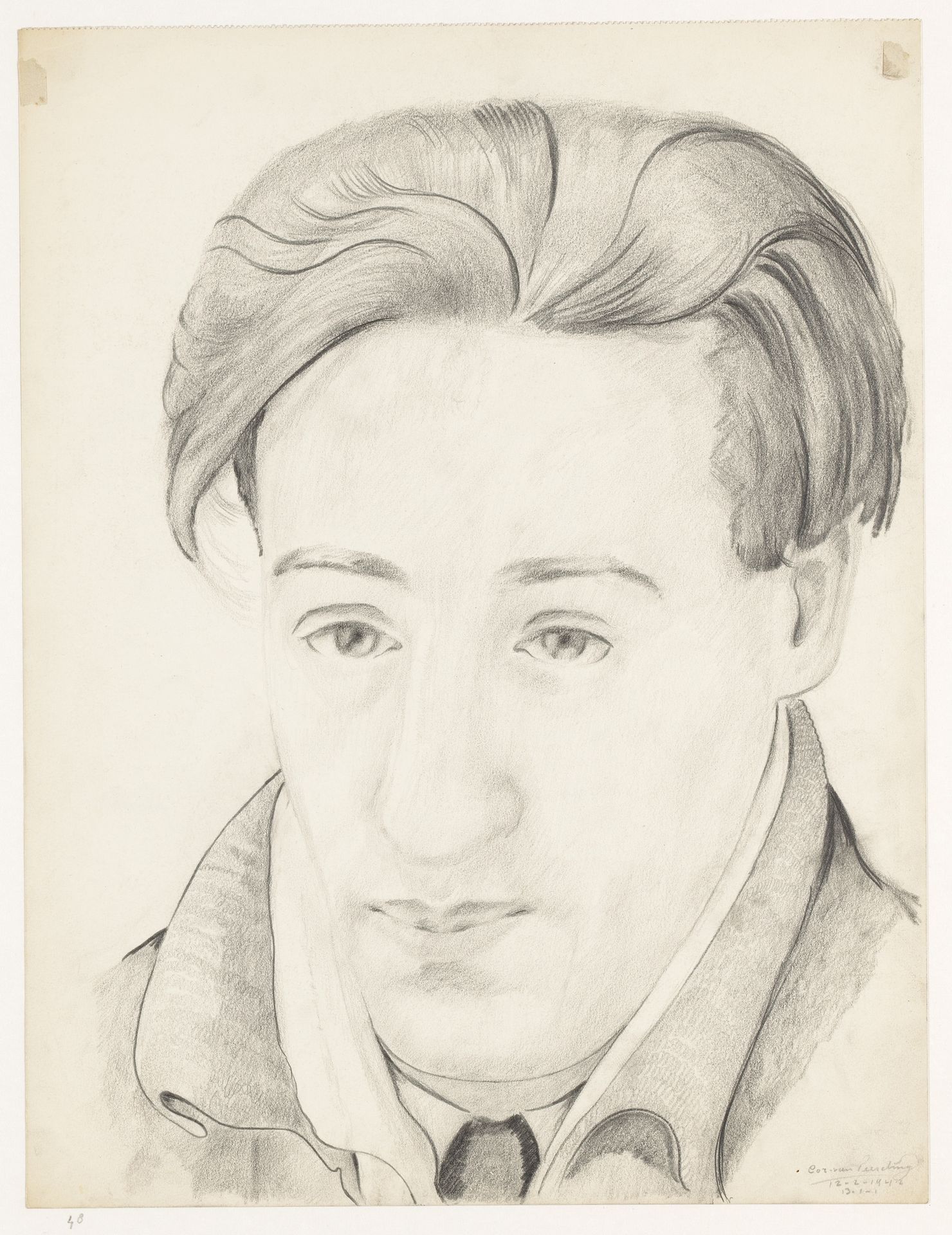 Zelfportret: B-1-1, 12 februari by Cor van Teeseling