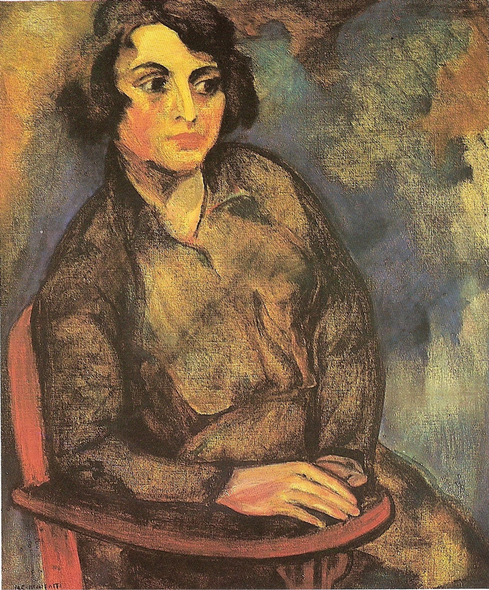 A estudante russa by Anita Malfatti