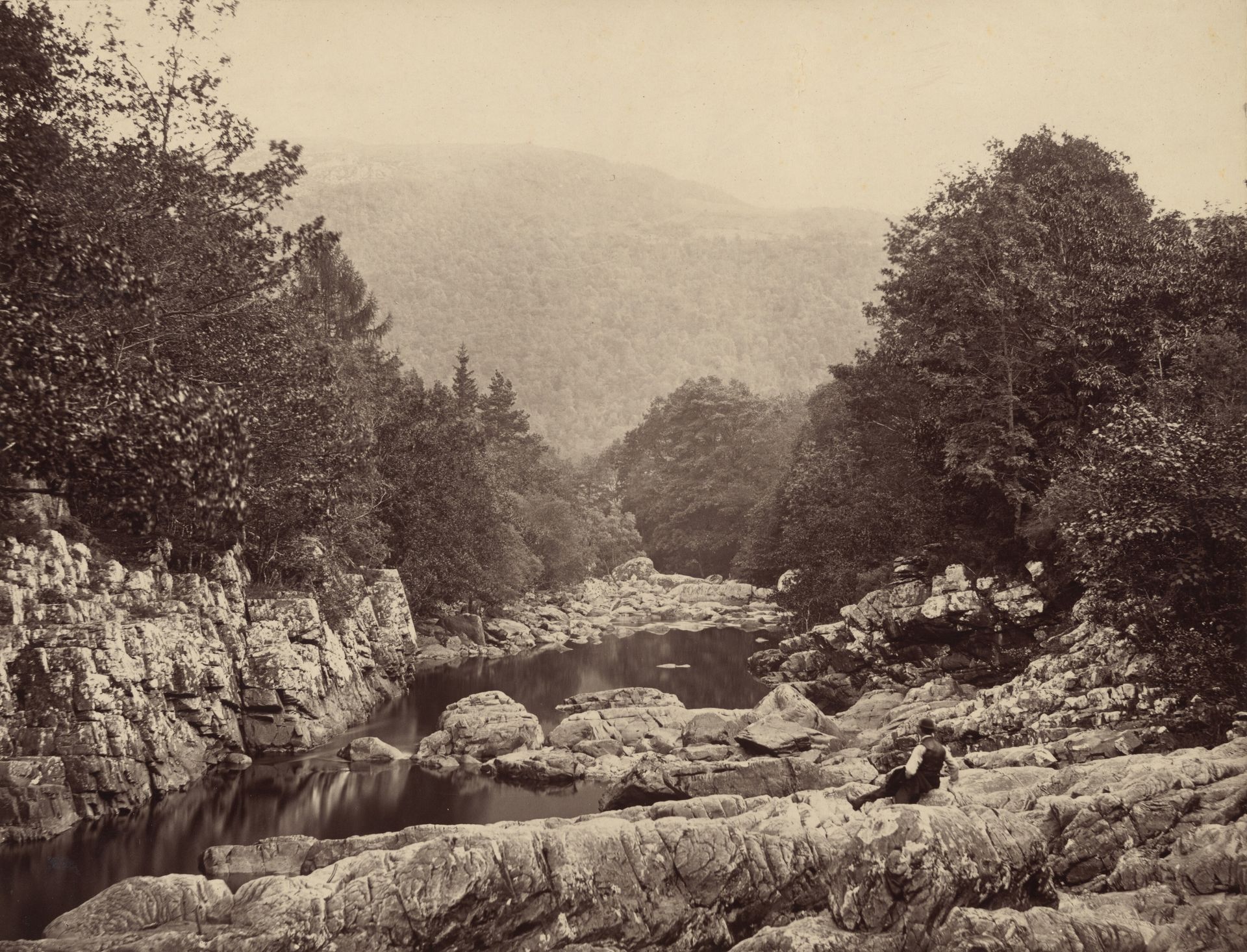 On the Llugwy, at Miner's Bridge, Betws-y-Coed by Francis Bedford