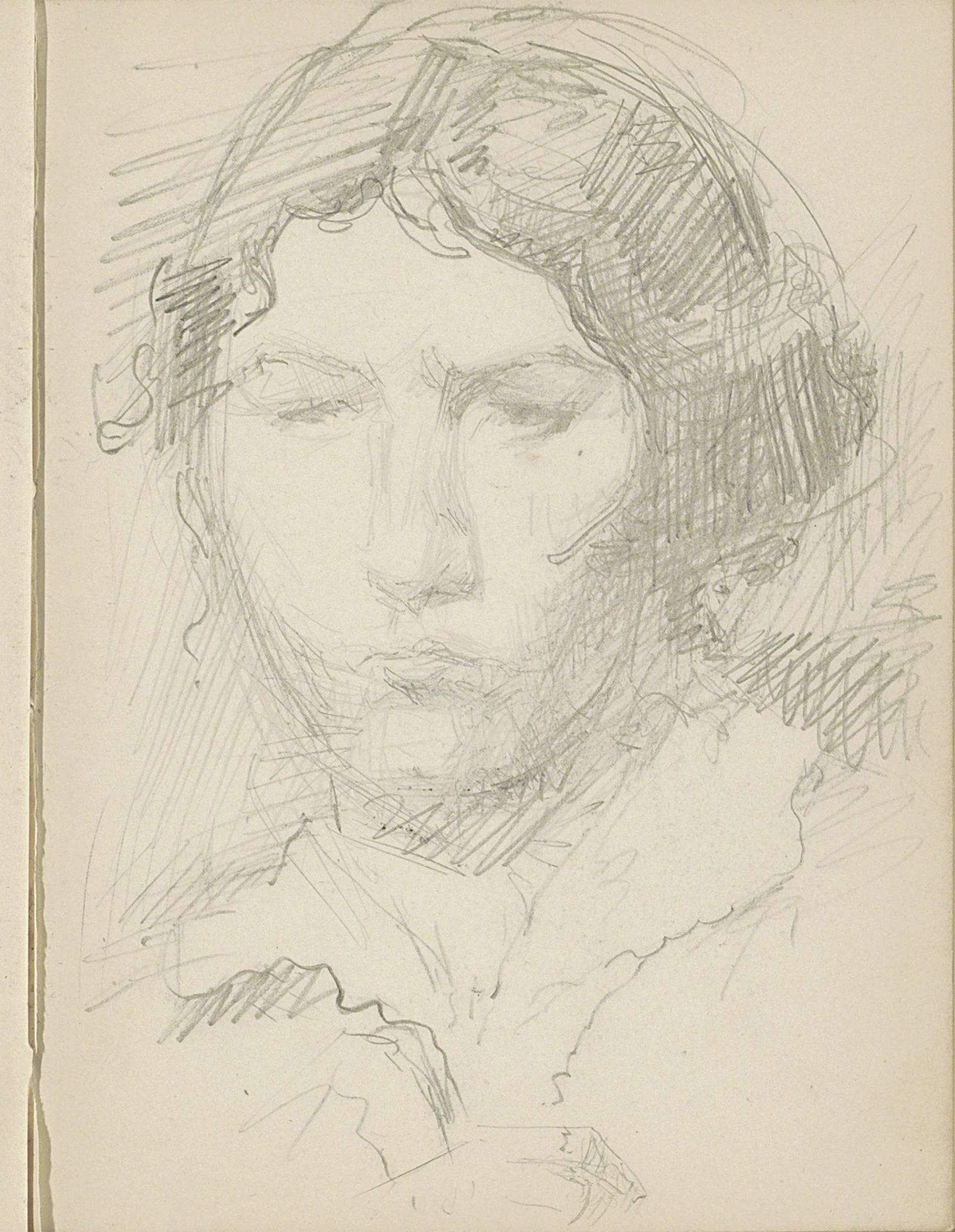 Portret van een vrouw by Reijer Stolk