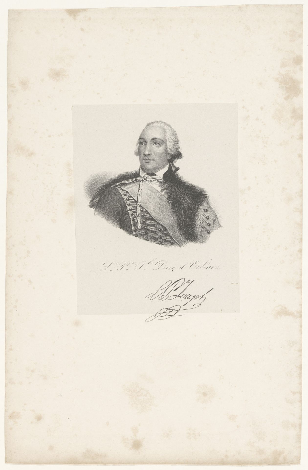 Portret van Lodewijk Filips II van Orléans by Anonymous