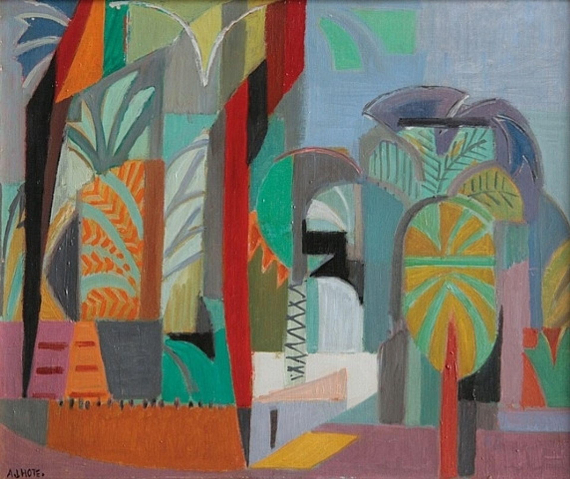 Les Palmiers à Thèbes by André Lhote