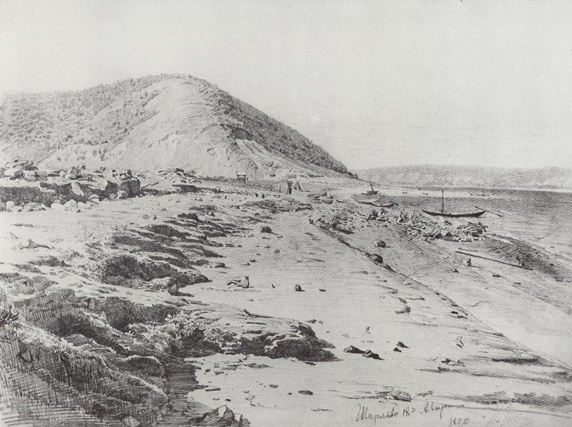 Shiryaev gully on the Volga by Ilya Repin