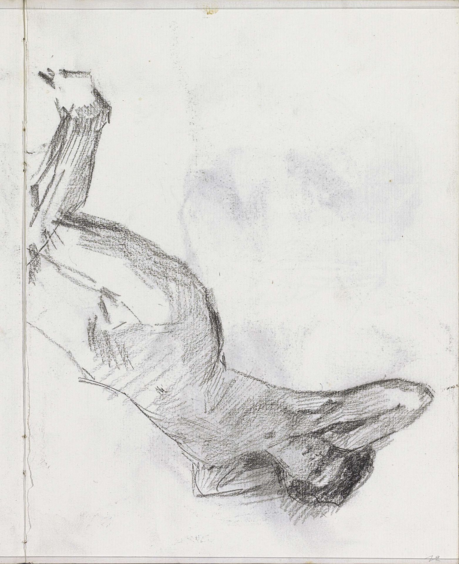 Reclining Female Nude by Isaac Israels