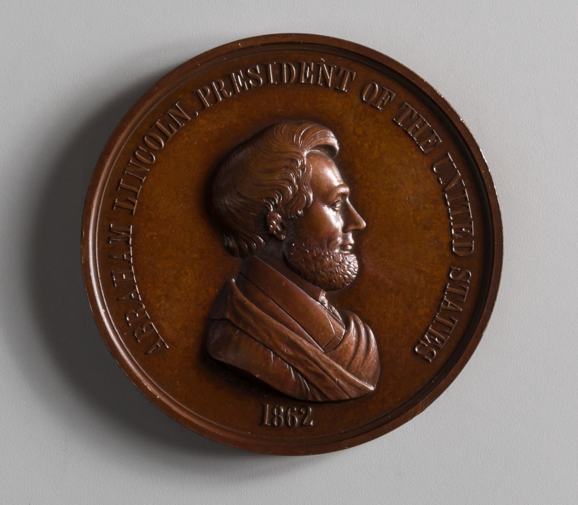 President Lincoln's Inauguration Medal by Salathiel Ellis