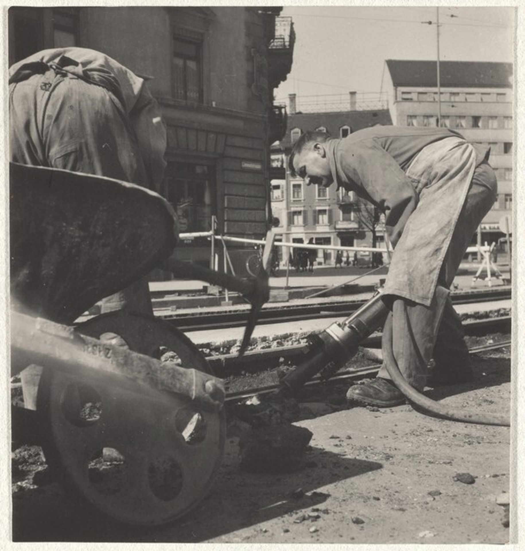 Laborers--People by Robert Frank