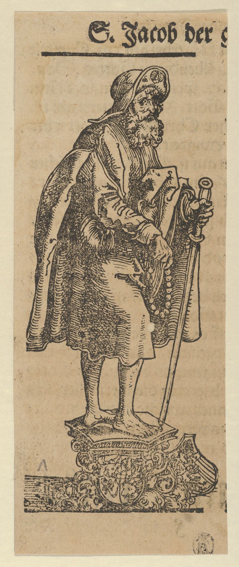 Silver Statuette of St. James the Greater, from the Wittenberg Reliquaries by Lucas Cranach the Elder