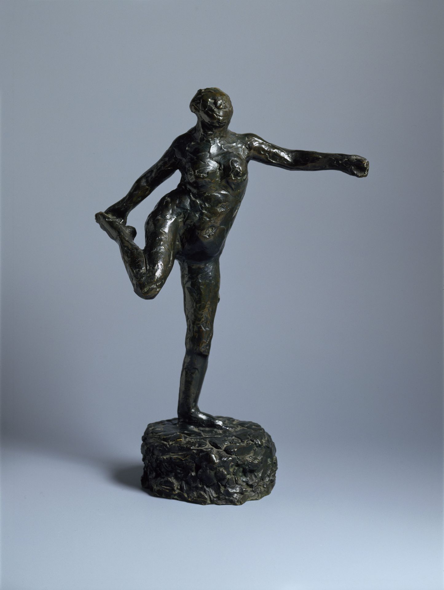Dancer Holding Her Right Foot in Her Right Hand by Edgar Degas