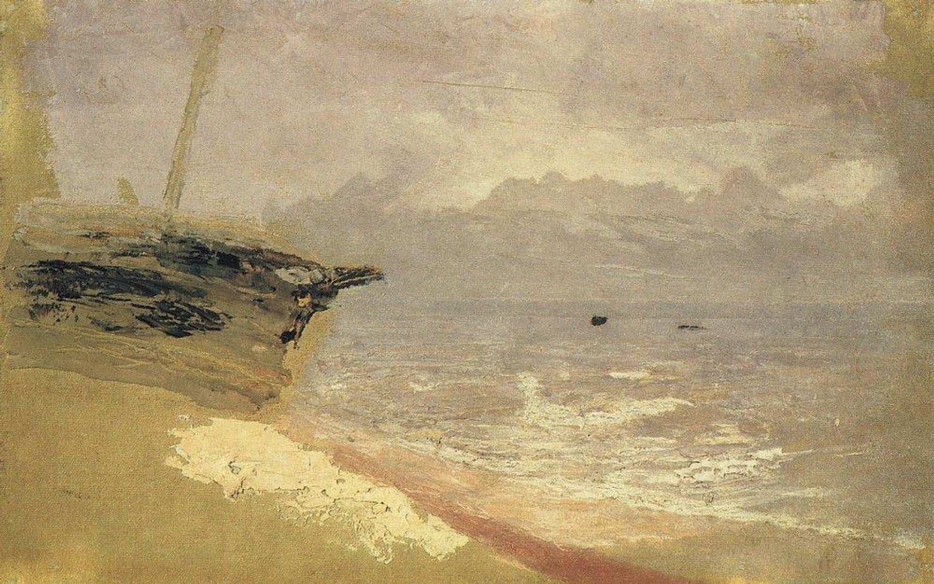 Sea. Gloomy Day by Arkhyp Kuindzhi