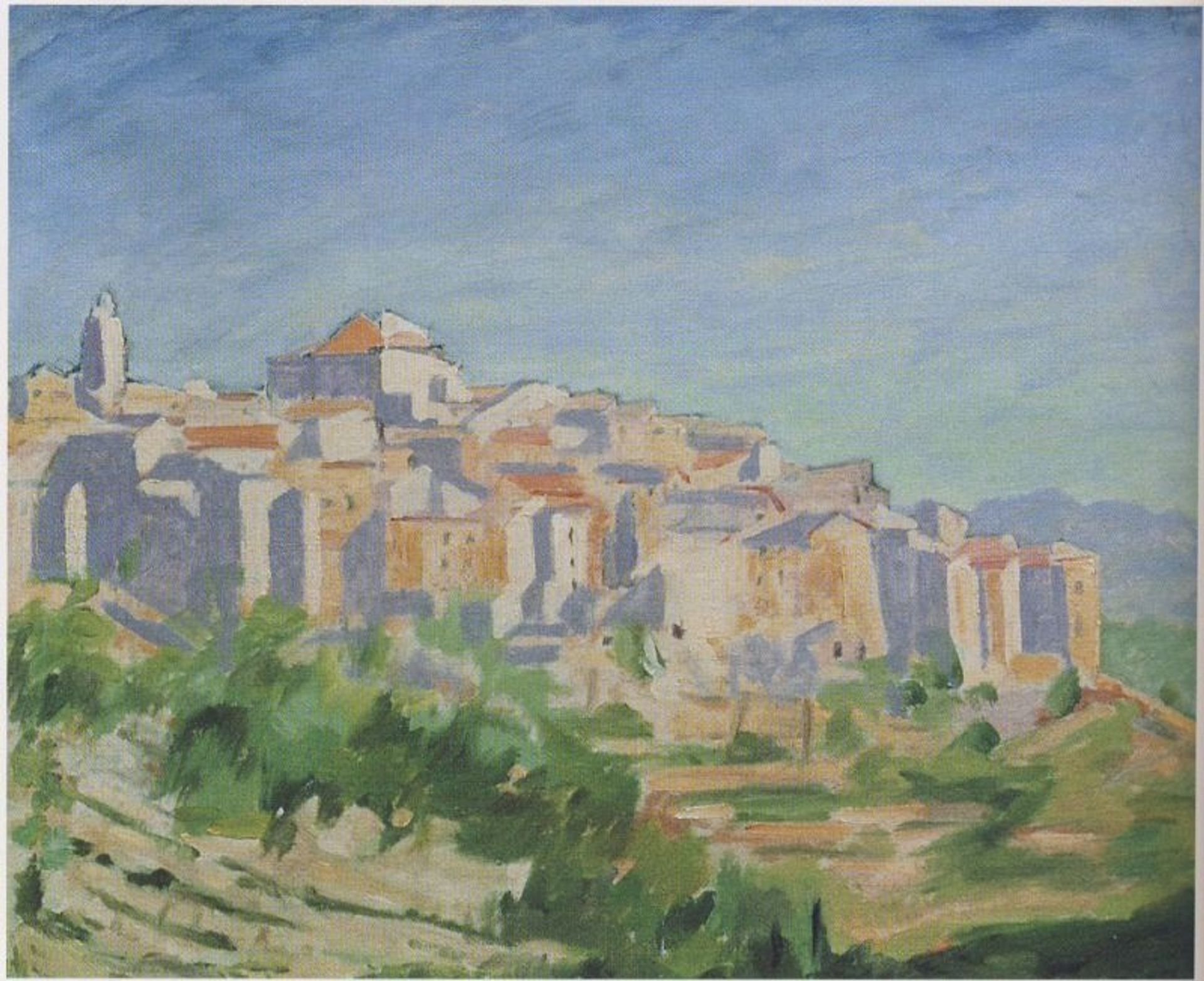 View near Vence in the Alpes-Maritimes by Winston Churchill