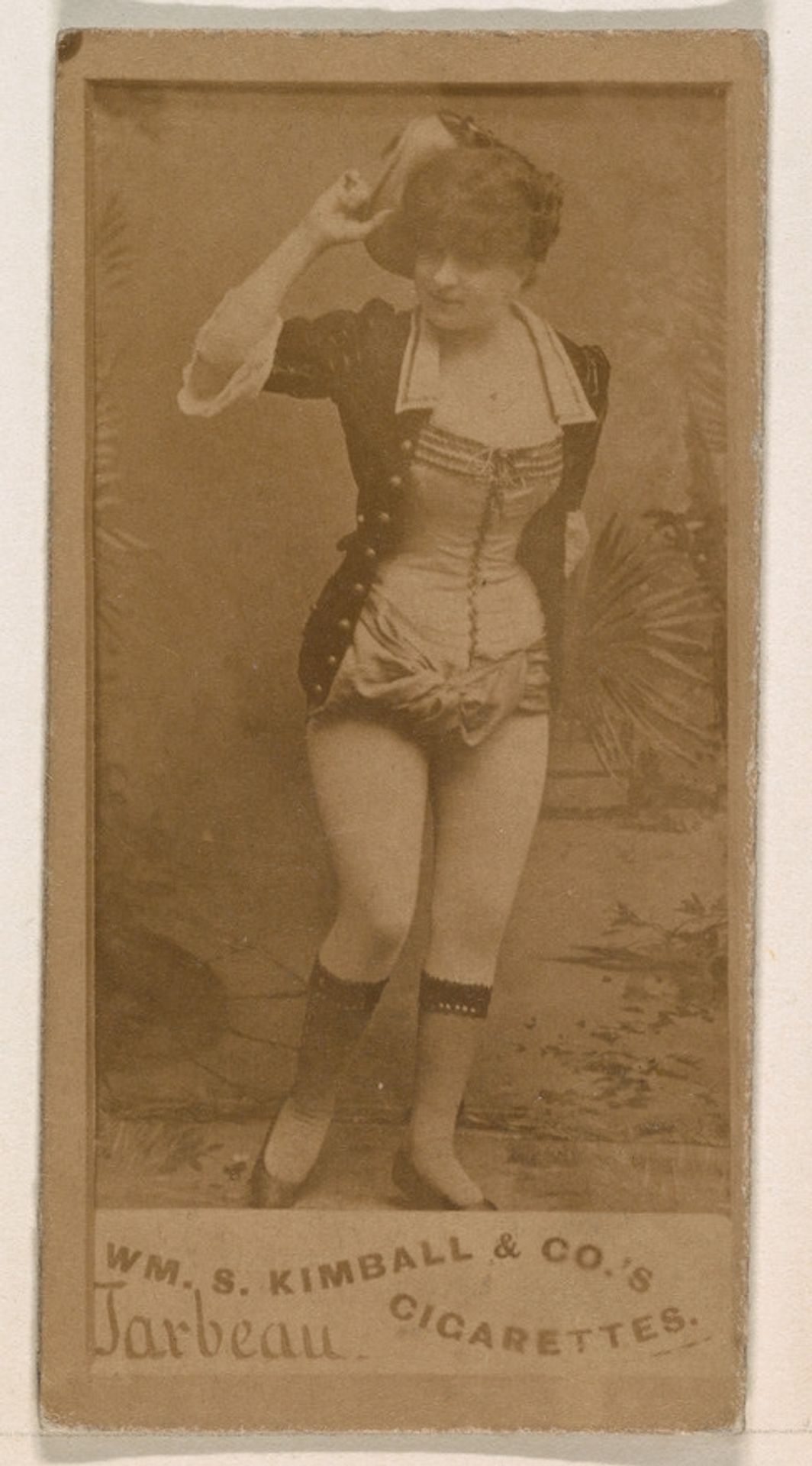 Miss Jarbeau, from the Actresses series (N203) issued by Wm. S. Kimball & Co. by William S. Kimball & Company