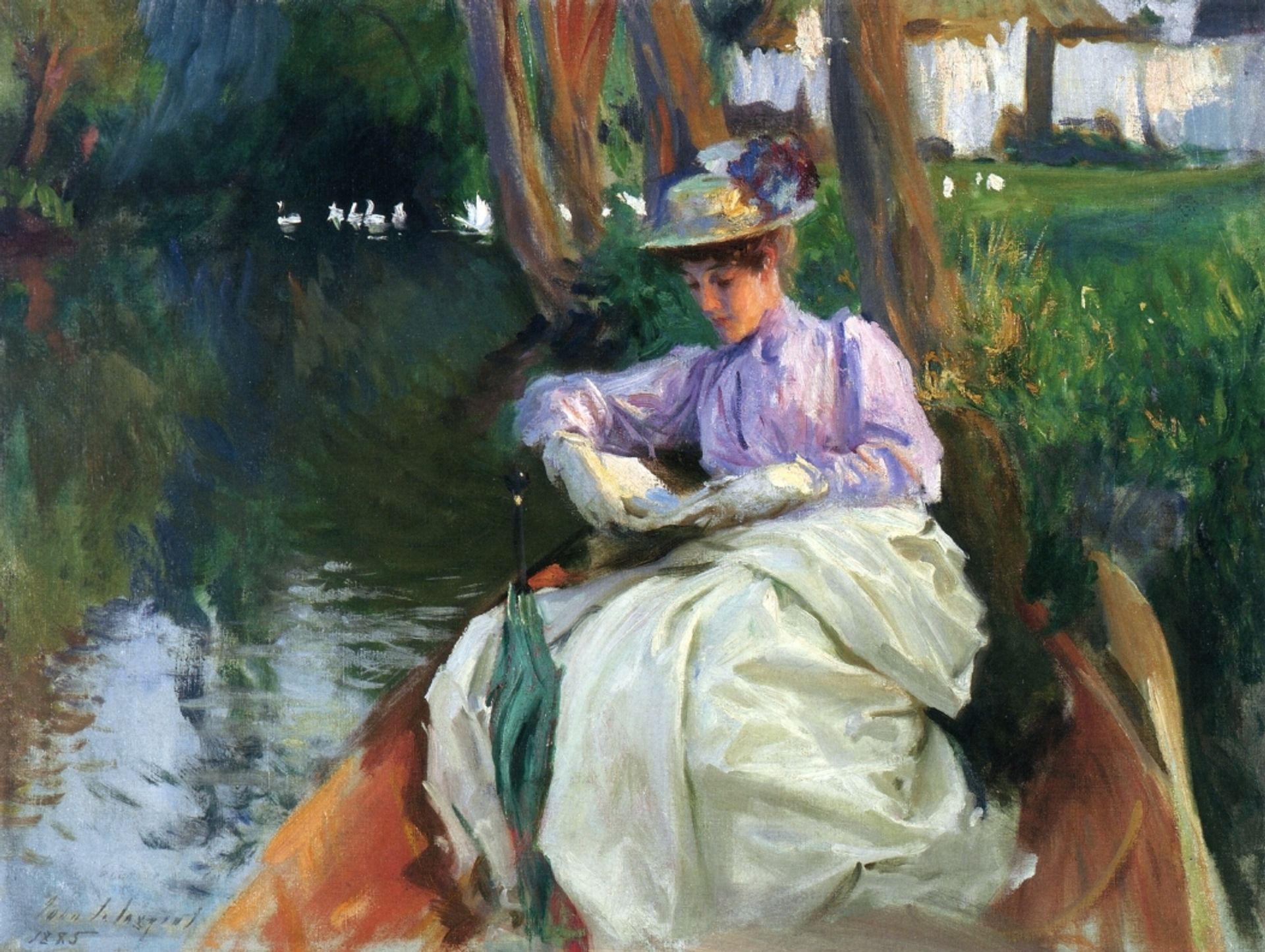 By the River by John Singer Sargent