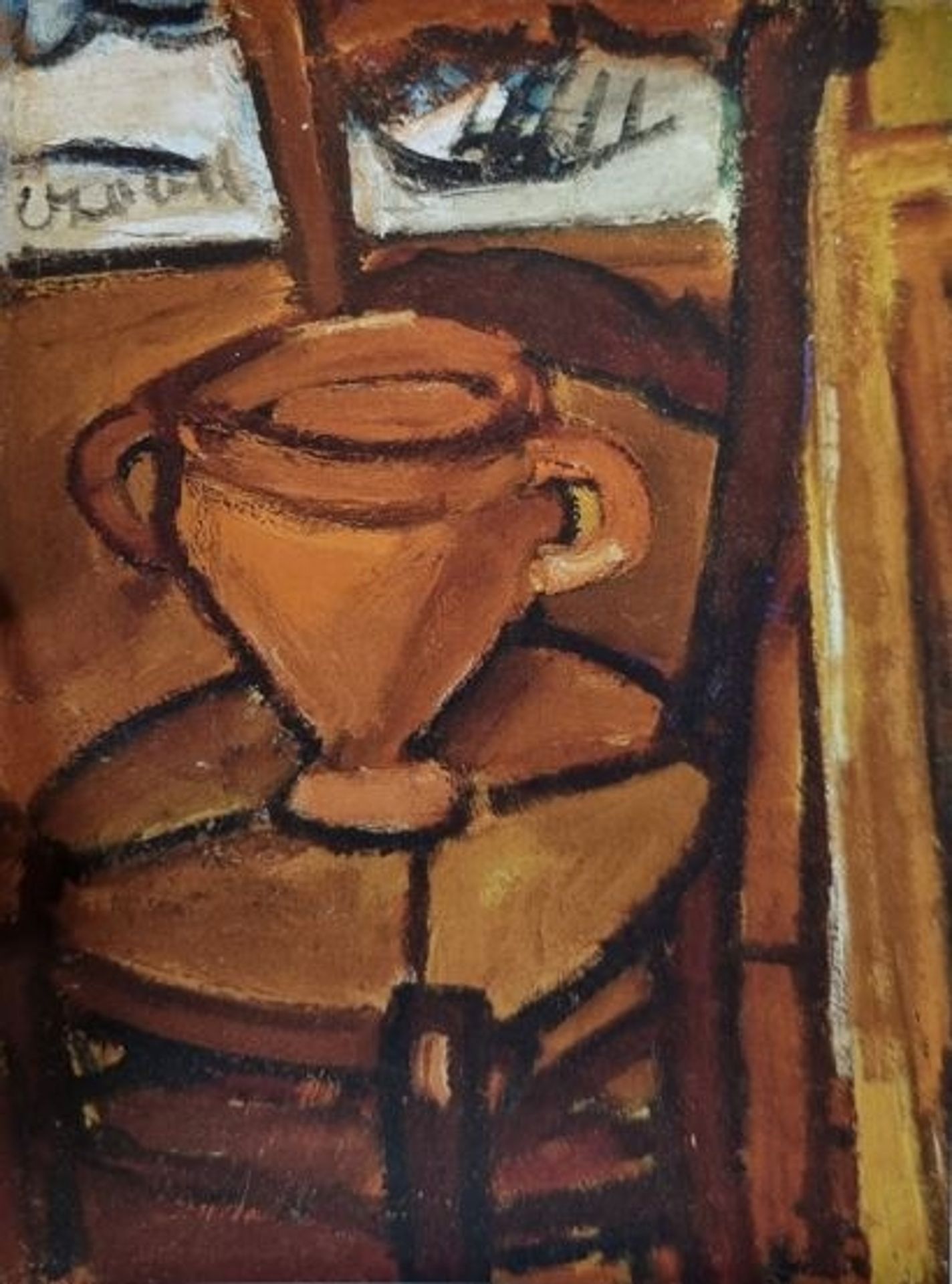 Czobel Bela Váza a Széken 1917 by Bela Czobel