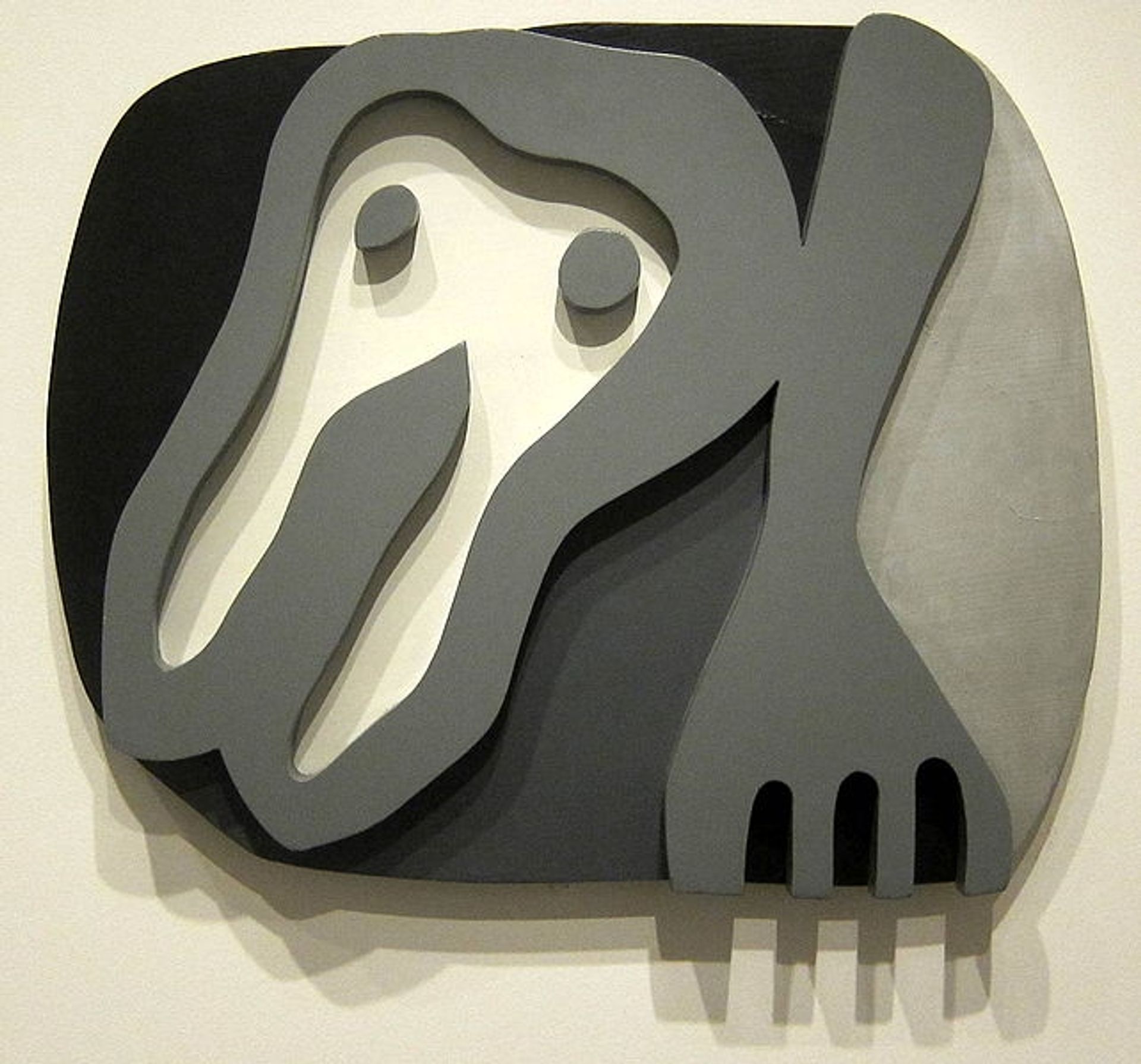 Shirt Front and Fork by Jean Arp