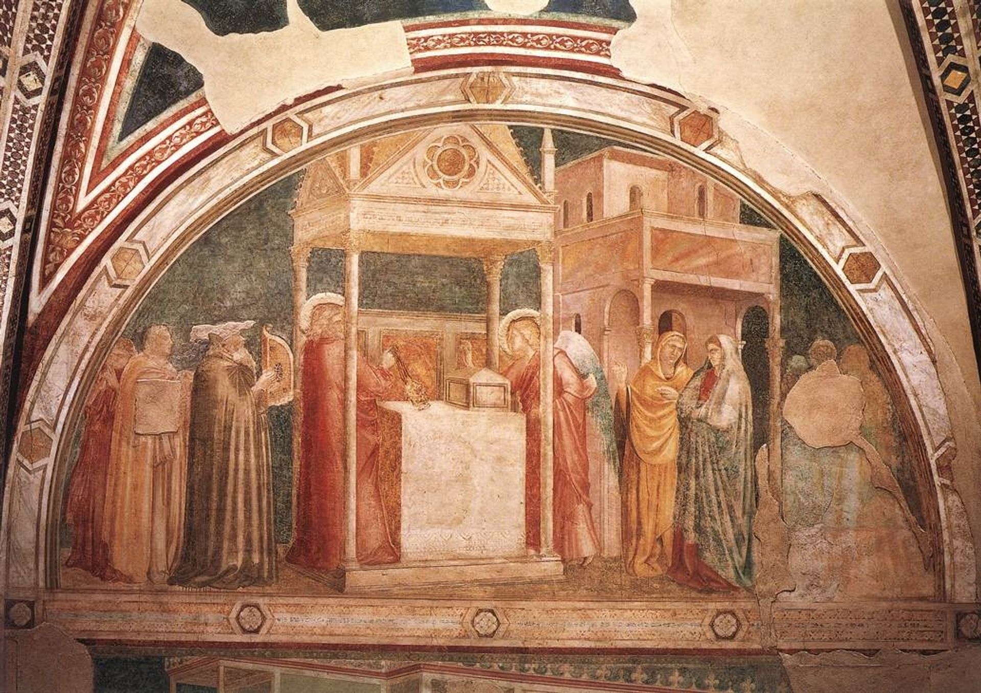 Annunciation to Zacharias by Giotto