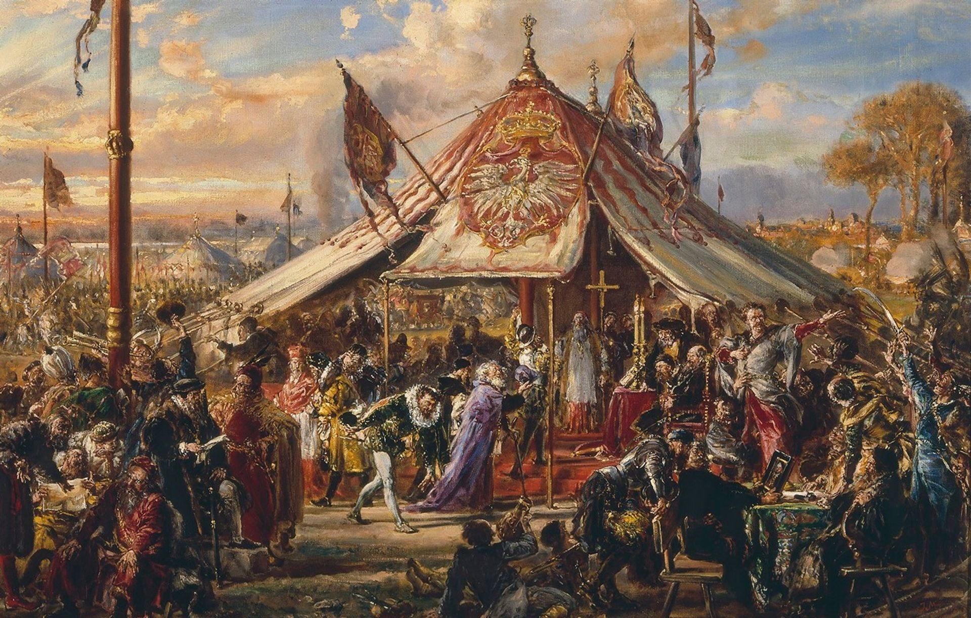 Power of Commonwealth at its Zenith, from the series “History of Civilization in Poland” by Jan Matejko
