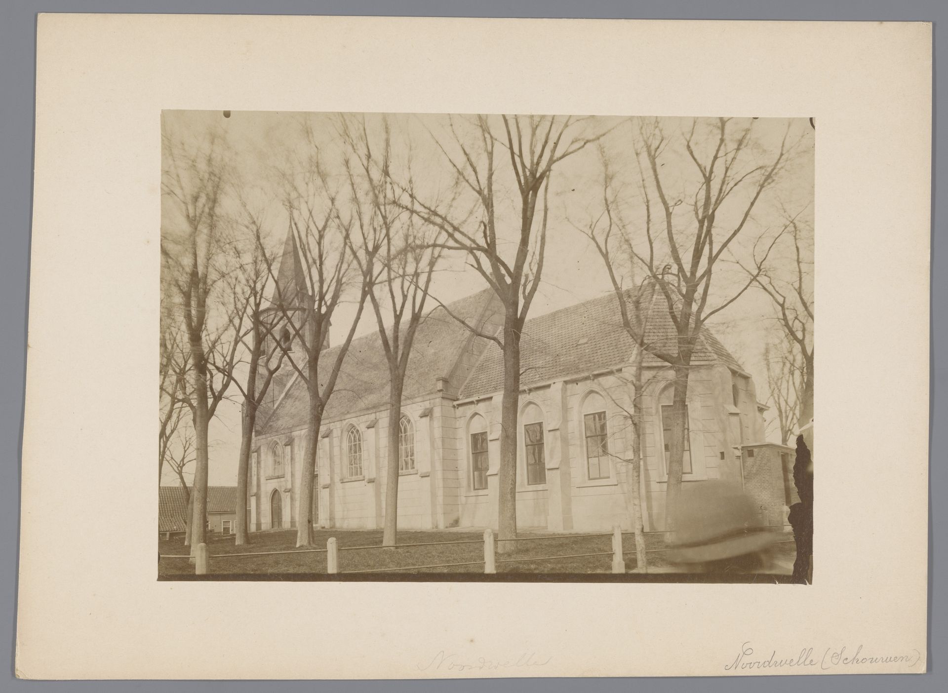Gezicht op de Hervormde Kerk te Noordwelle by anoniem (Monumentenzorg)
