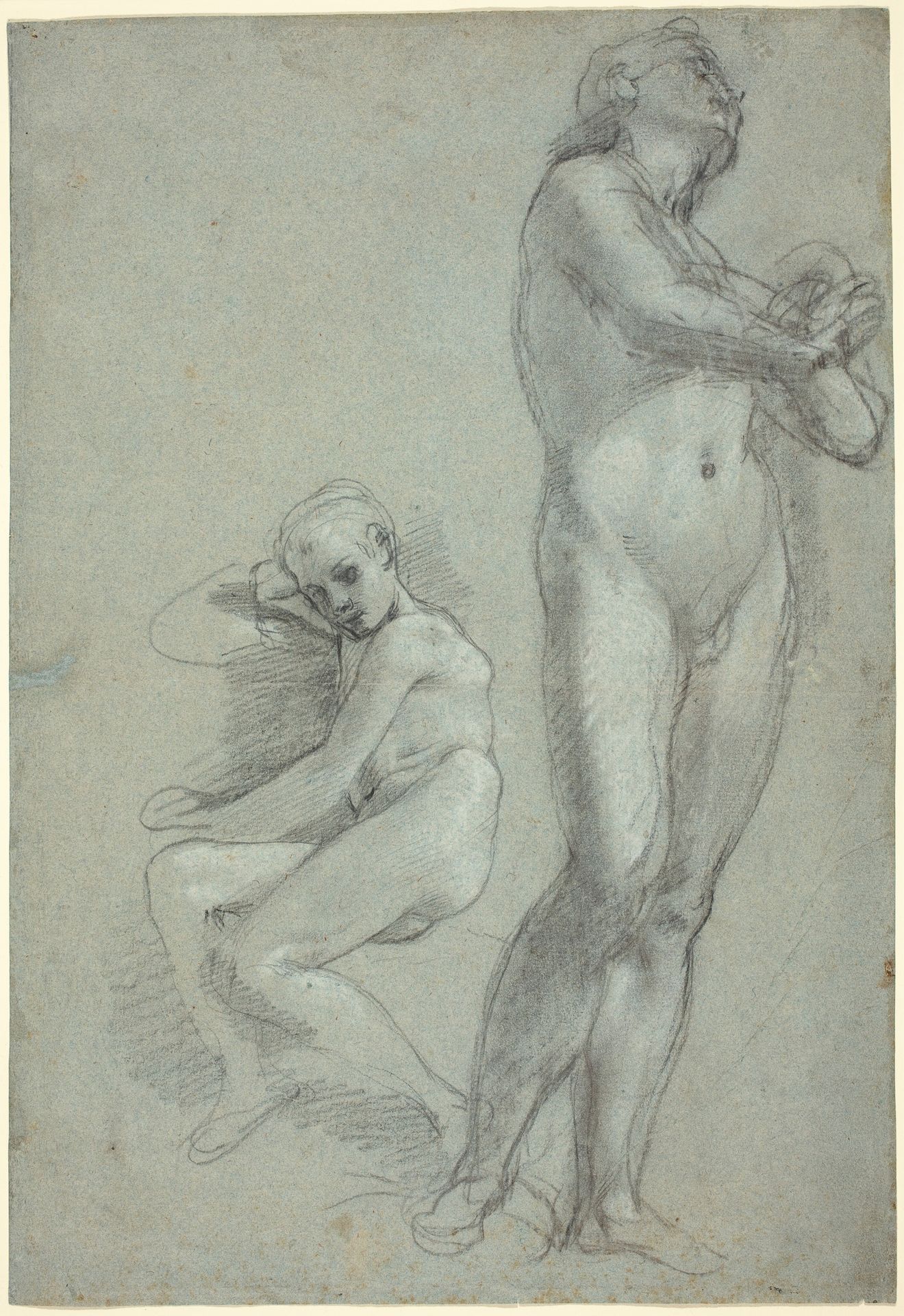 Two Nude Youths [recto] by Federico Barocci