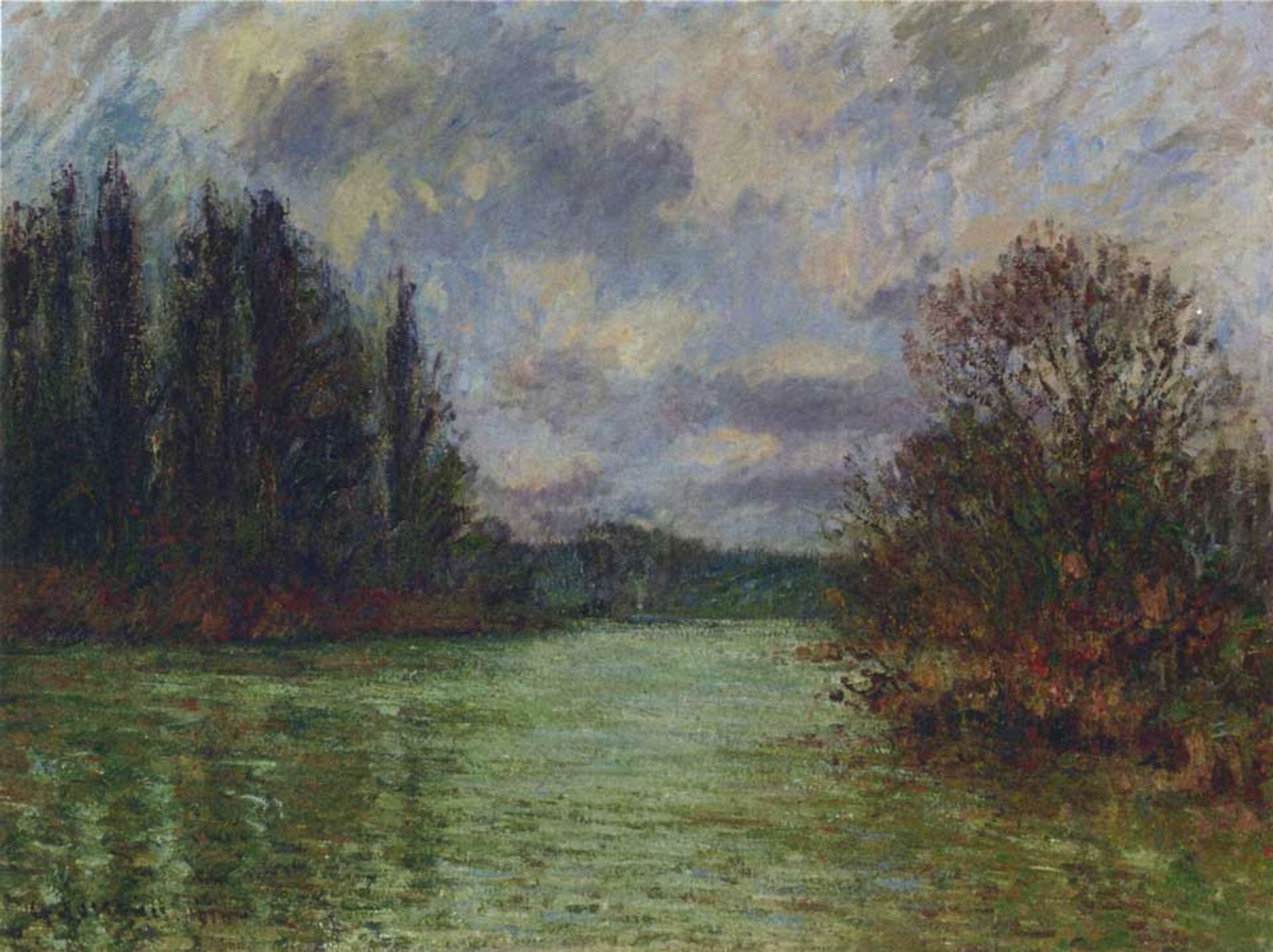 By the Oise River by Gustave Loiseau