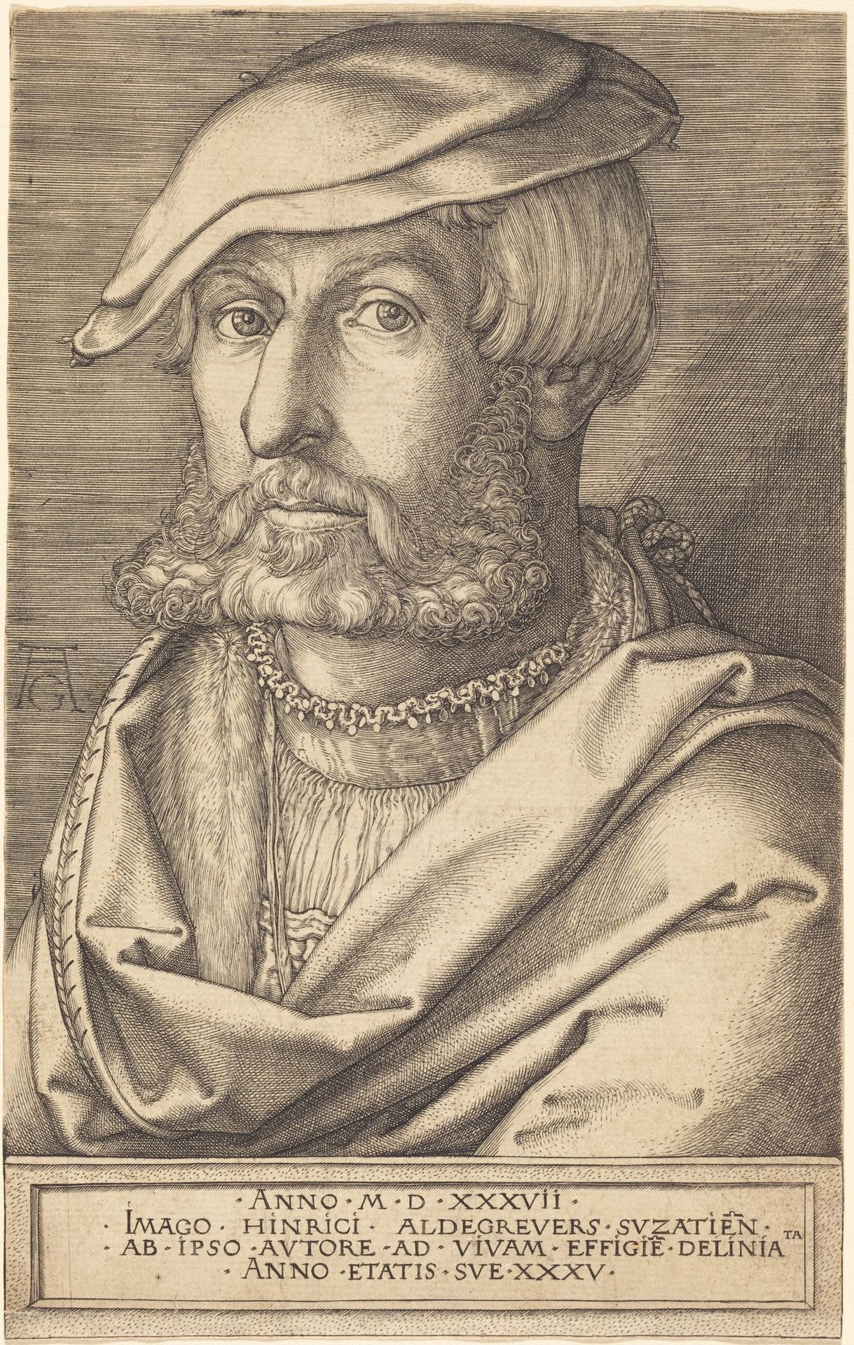 Self-Portrait by Heinrich Aldegrever