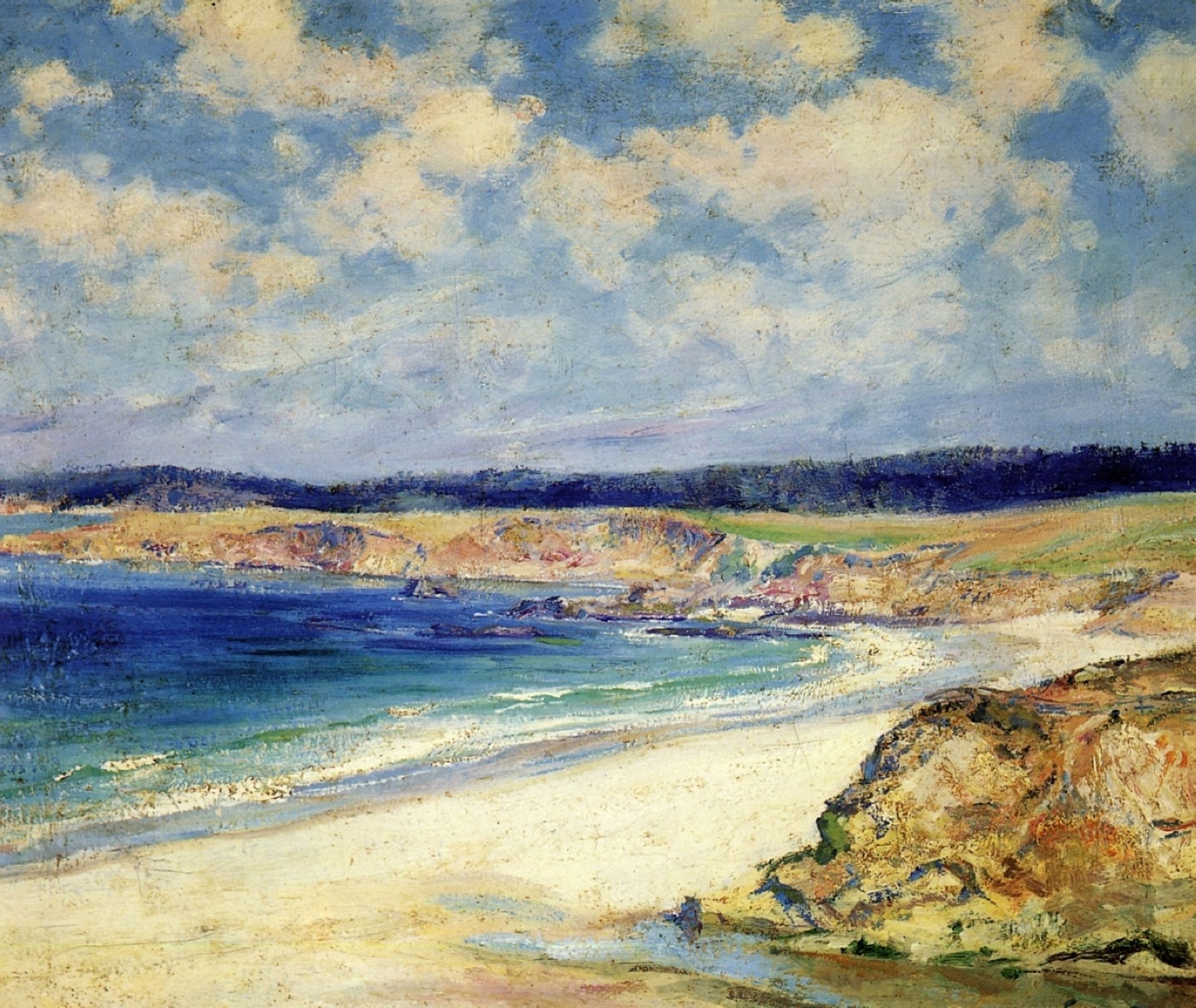 Carmel Beach by Rose O'Neill
