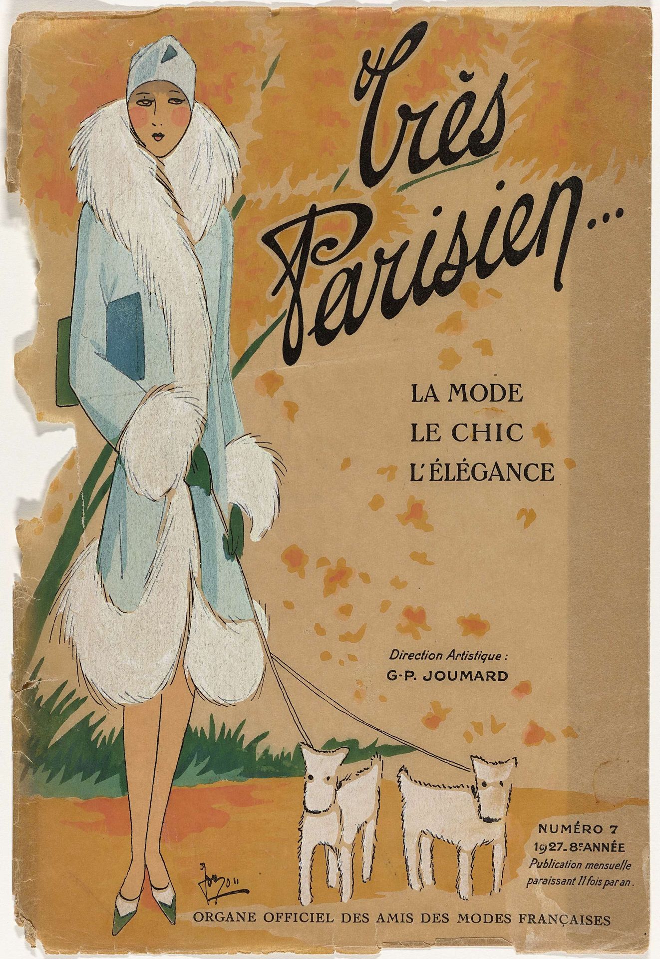 Très Parisien, 1927, No. 7 : La mode le chic l'éléganc (...) by Anonymous