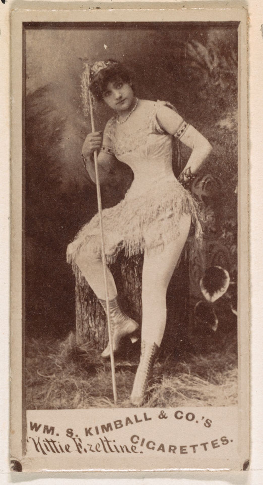 Kittie Fizeltine, from the Actresses series (N203) issued by Wm. S. Kimball & Co. by William S. Kimball & Company