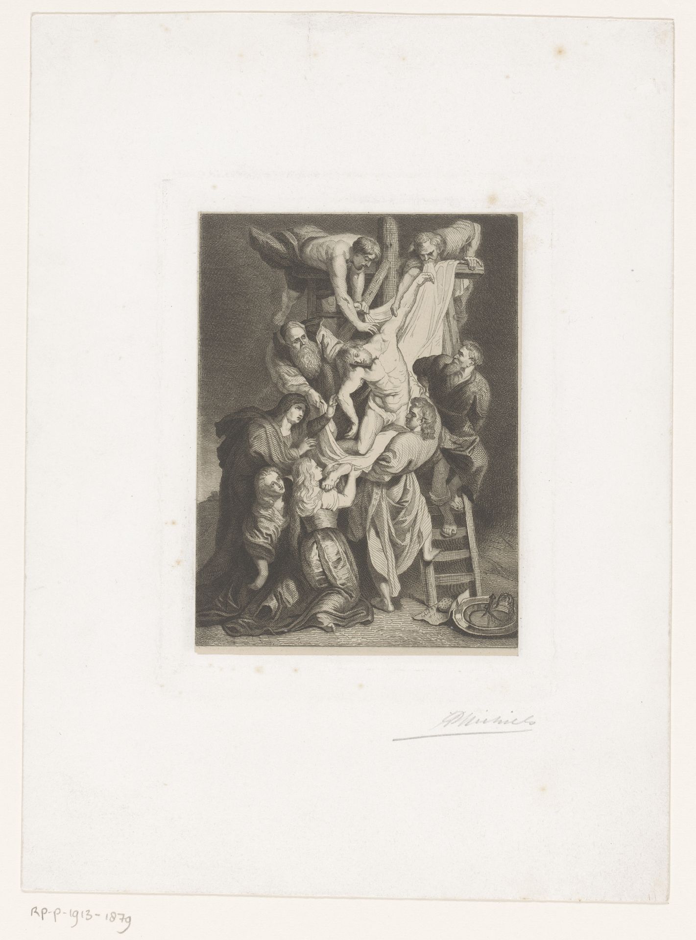Kruisafneming by Jean Baptiste Pierre Michiels