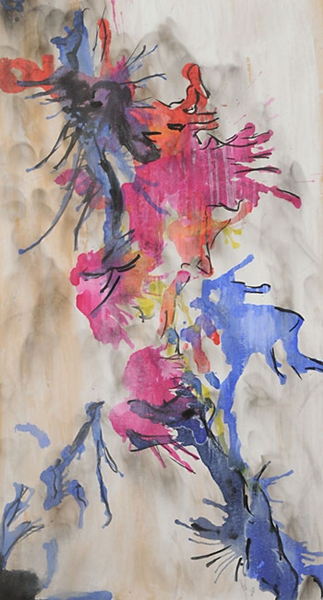 Untitled (Smoking-Inking) by Wolfgang Paalen