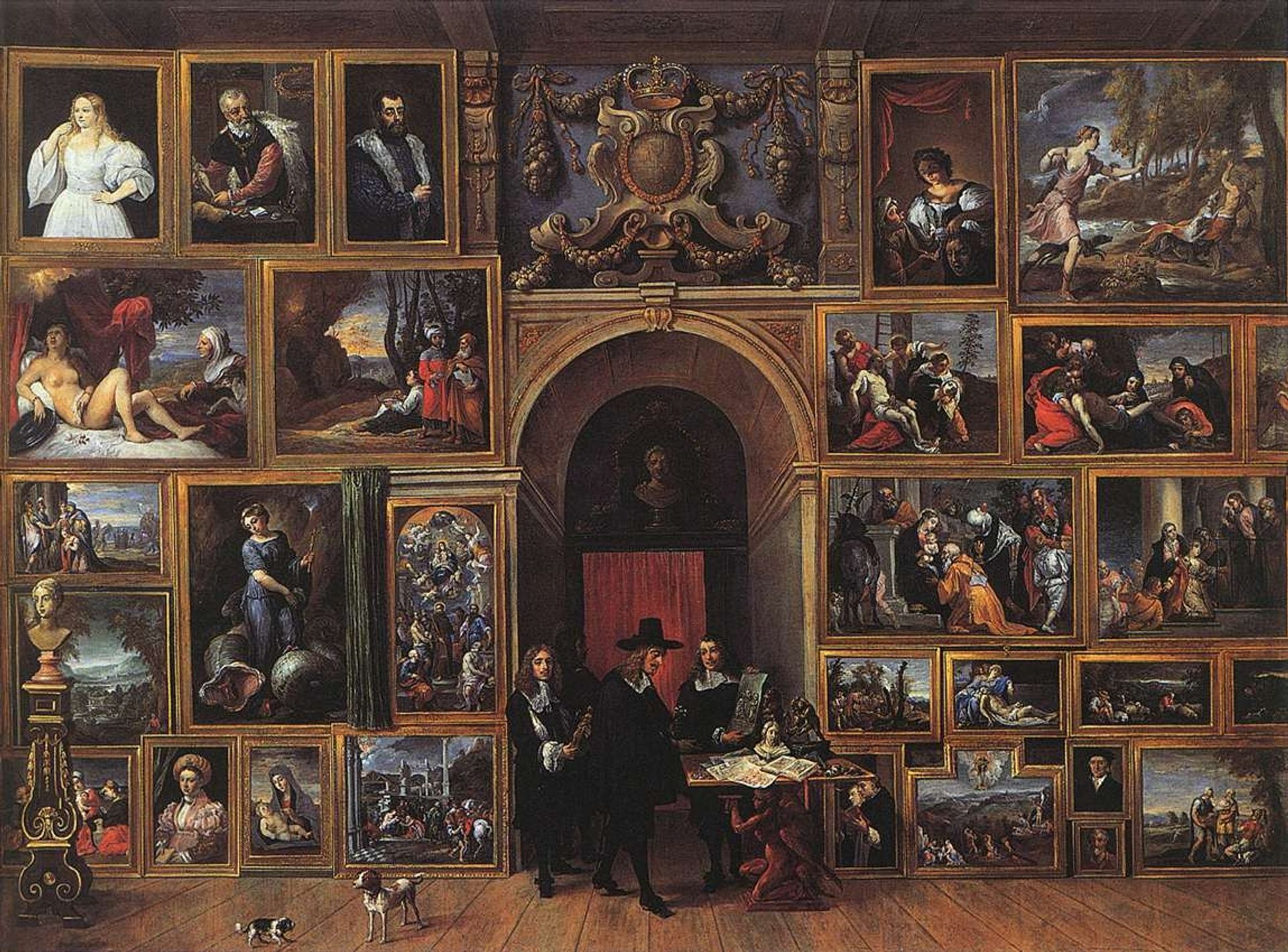 Archduke Leopold Wilhelm of Austria in his Gallery by David Teniers The Younger